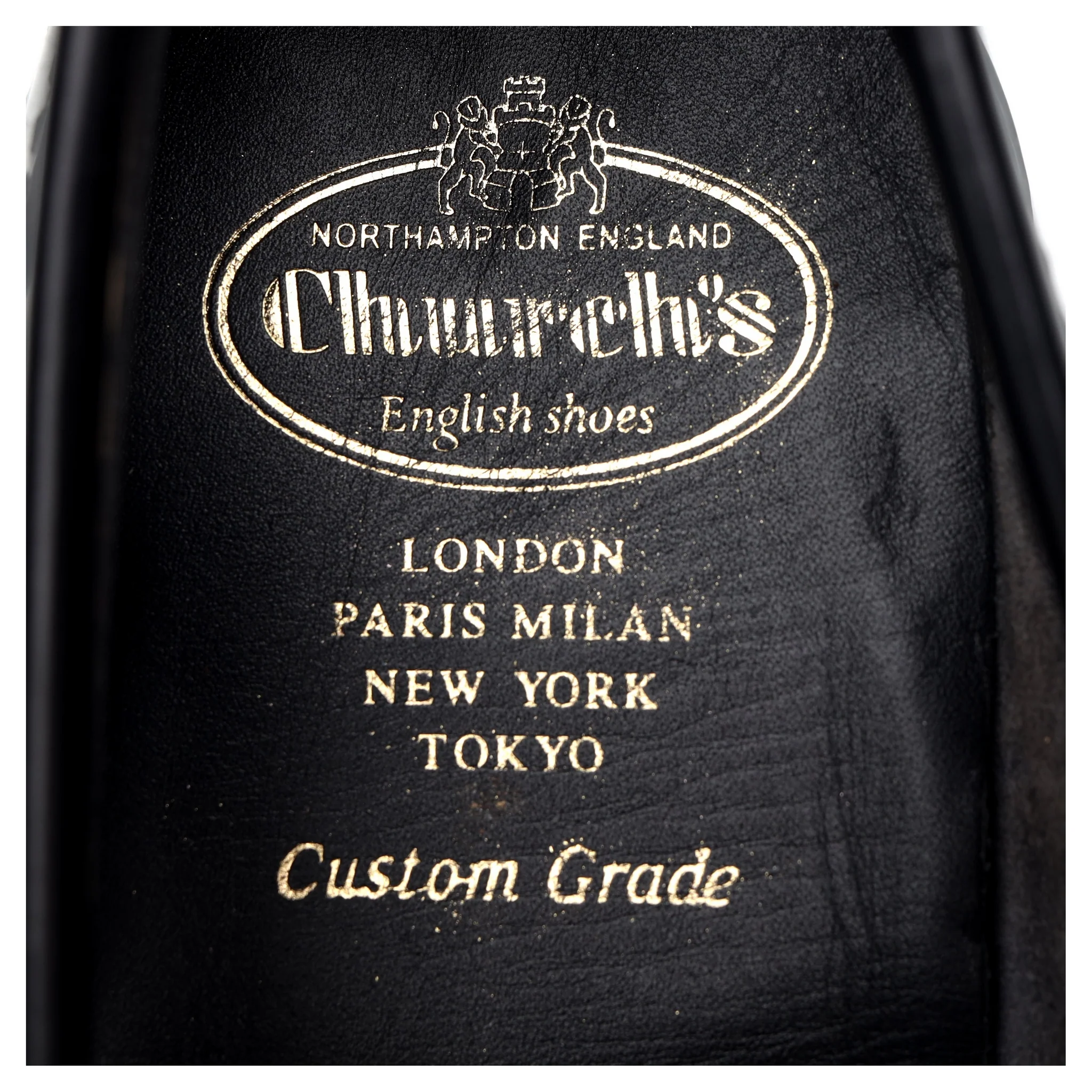 'Tunbridge' Black Leather Loafers UK 10.5 G - Image 12