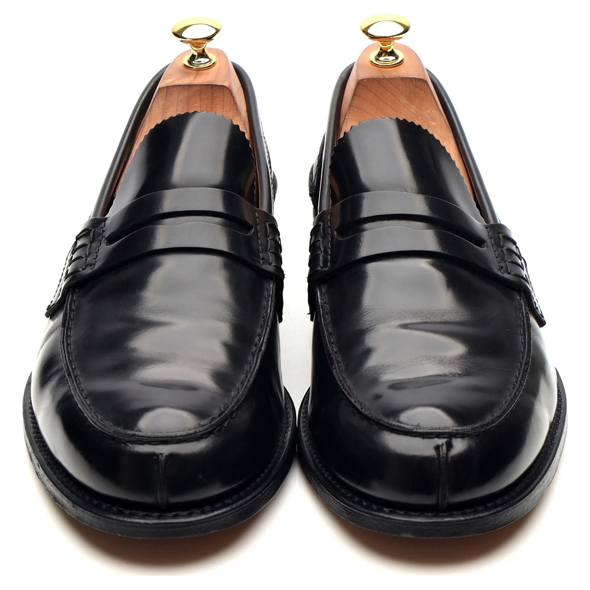 'Tunbridge' Black Leather Loafers UK 10.5 G - Image 9