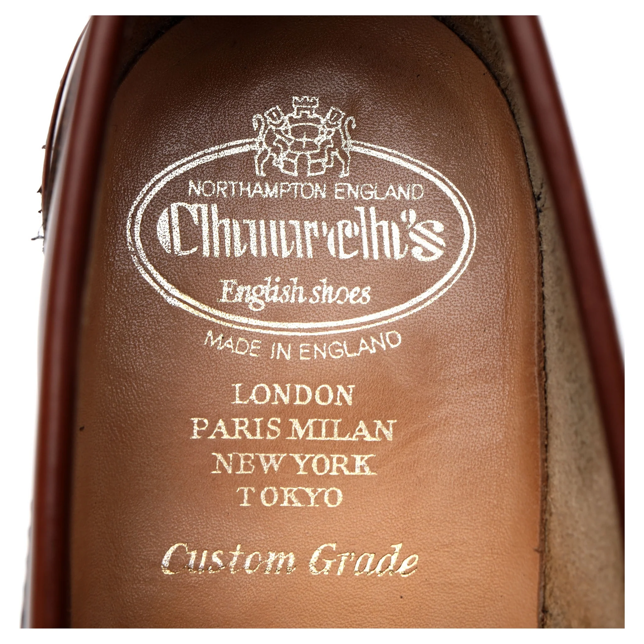 'Tunbridge' Brown Leather Loafers UK 6 G - Image 12