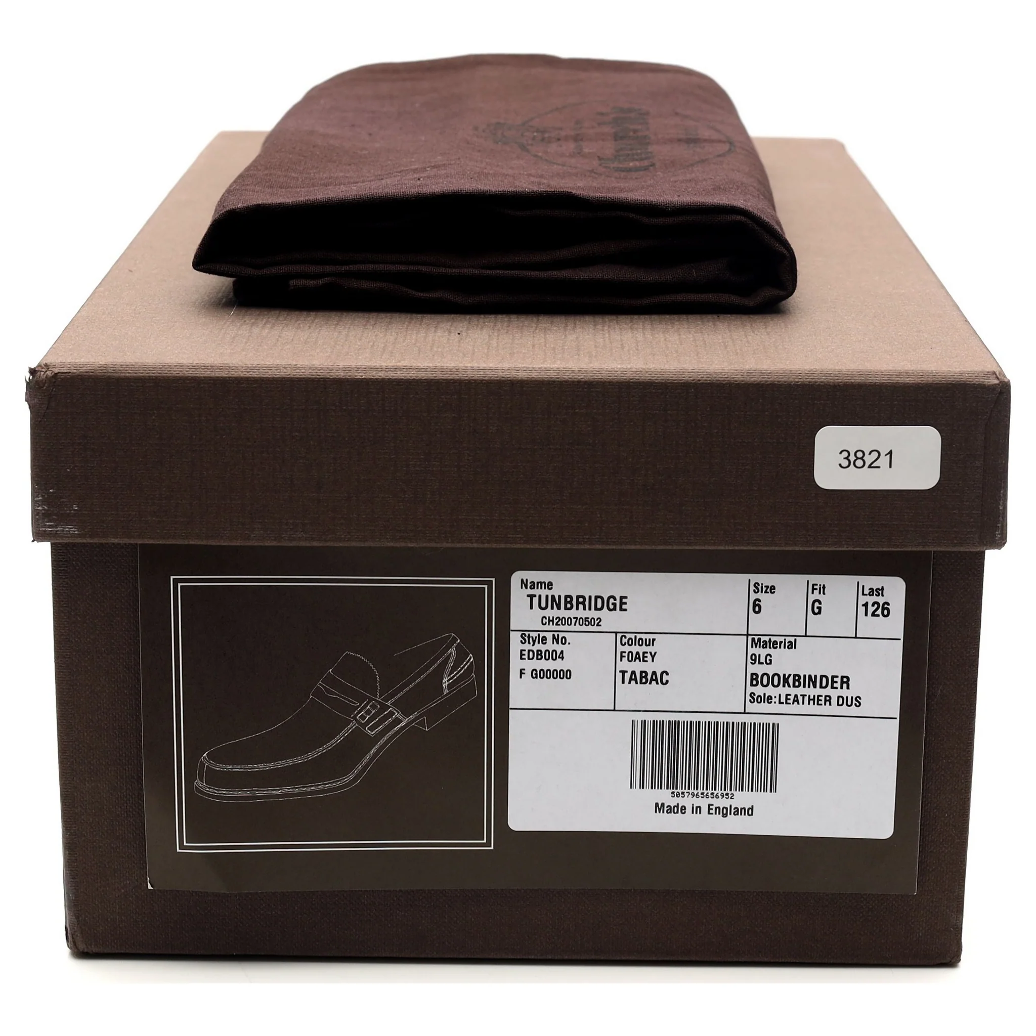 'Tunbridge' Brown Leather Loafers UK 6 G - Image 14