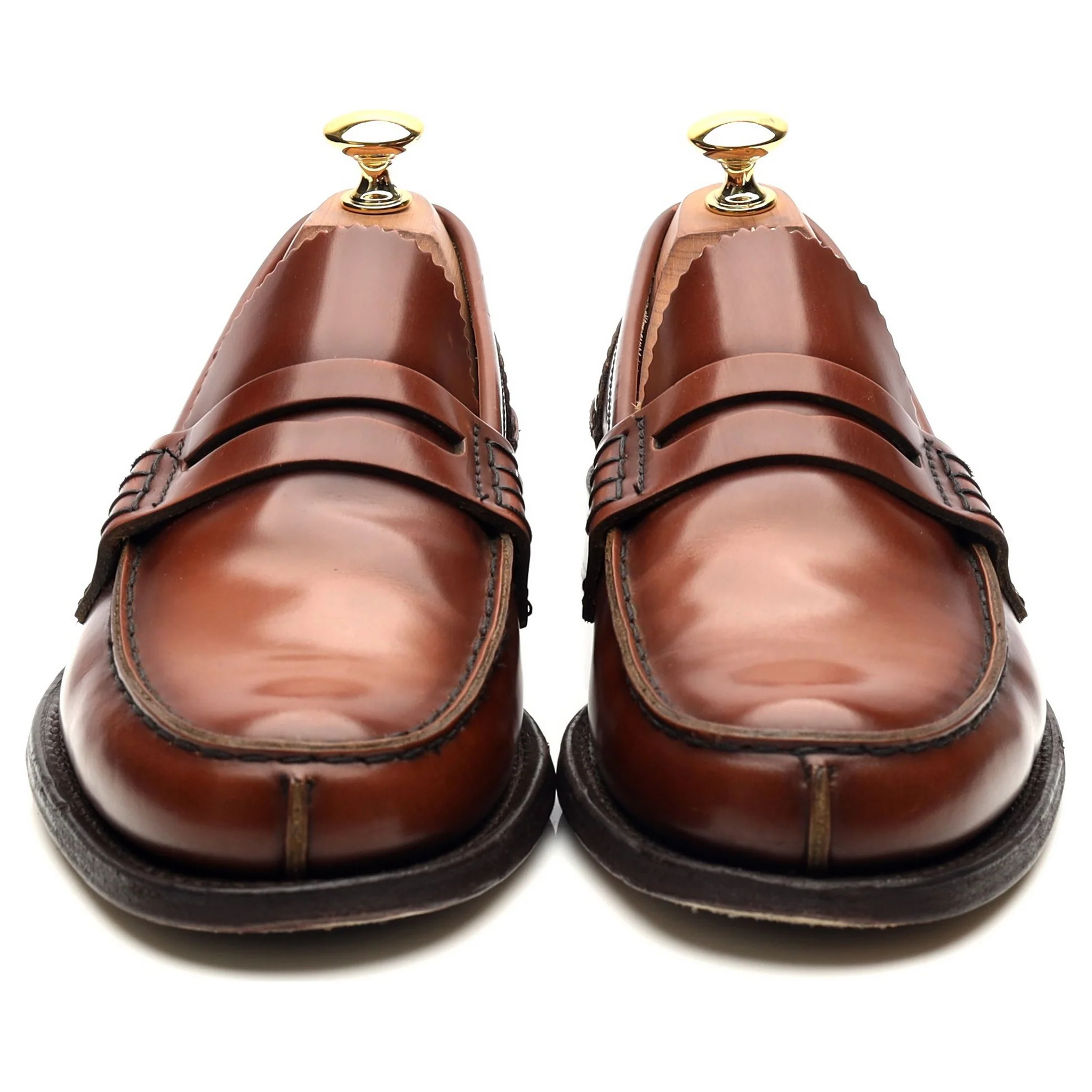 'Tunbridge' Brown Leather Loafers UK 6 G - Image 8