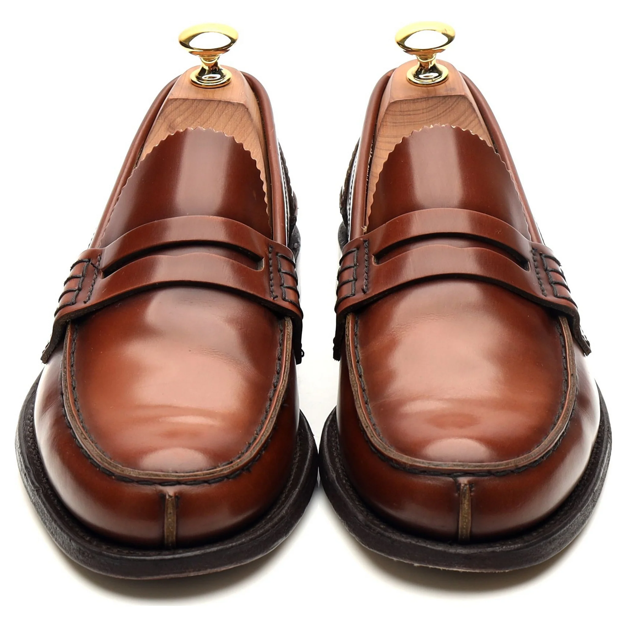 'Tunbridge' Brown Leather Loafers UK 6 G - Image 9