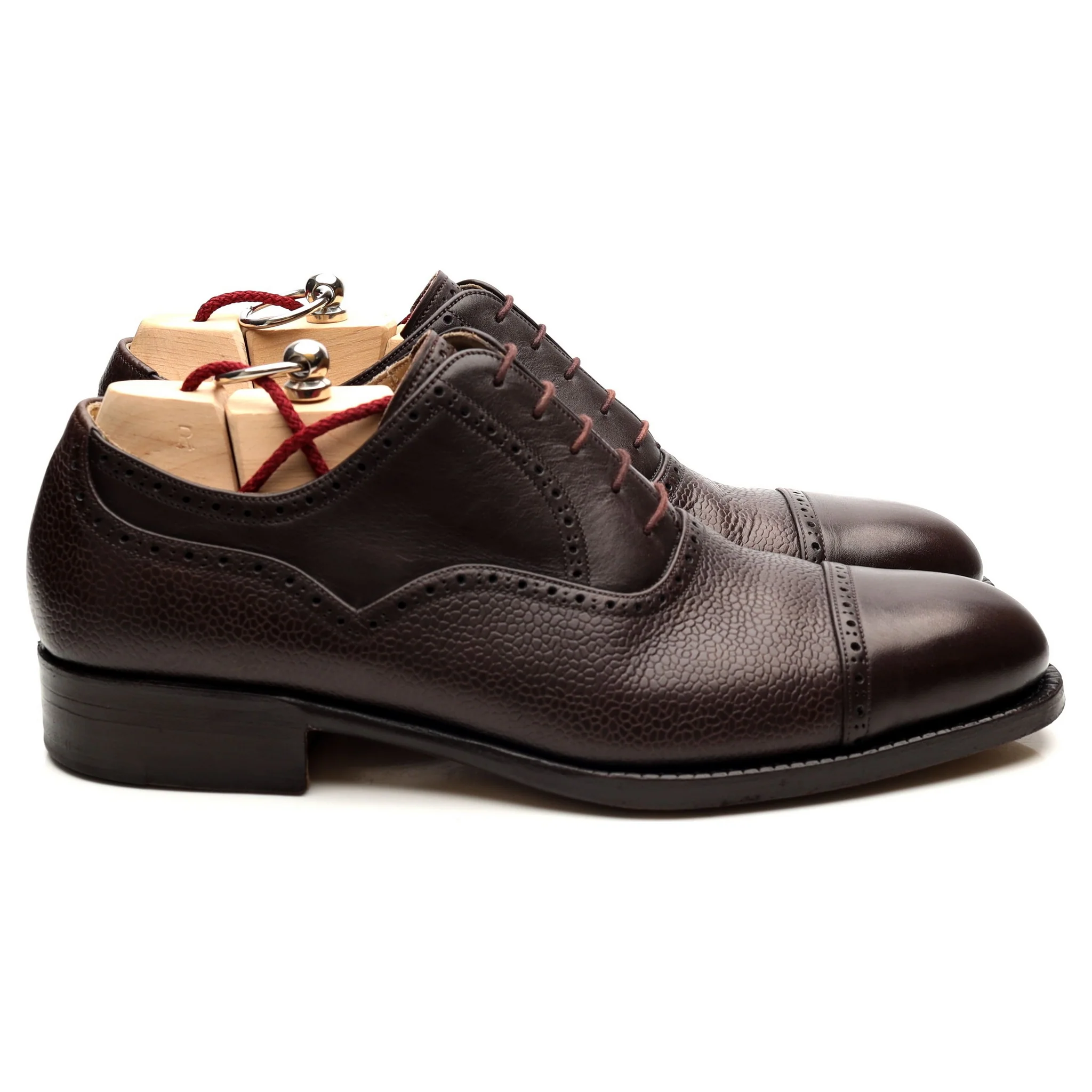 'Alt English II' Dark Brown Leather Oxford Brogues UK 6.5 EU 40.5 - Image 6