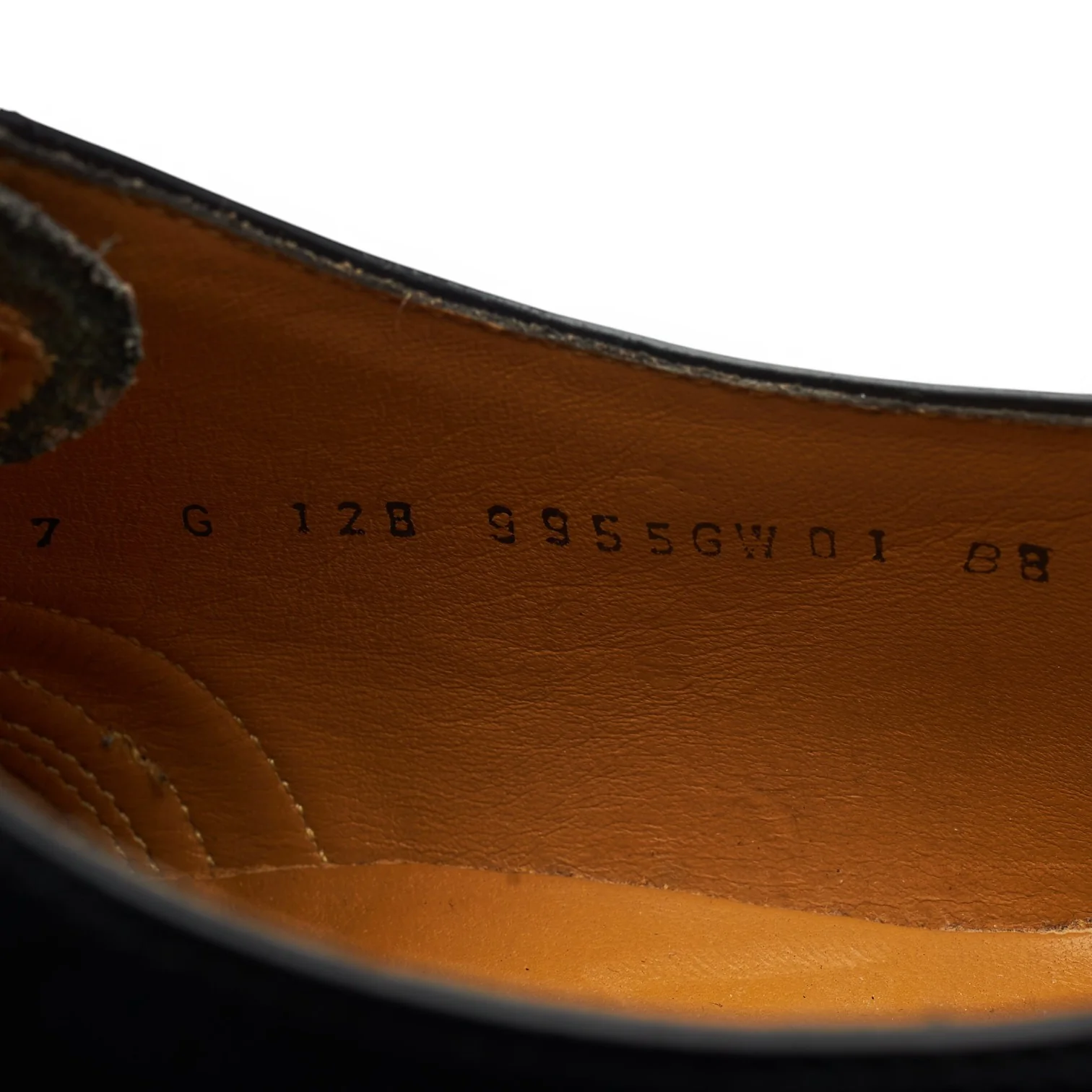 'Venice' Black Leather Brogues UK 7 G - Image 7