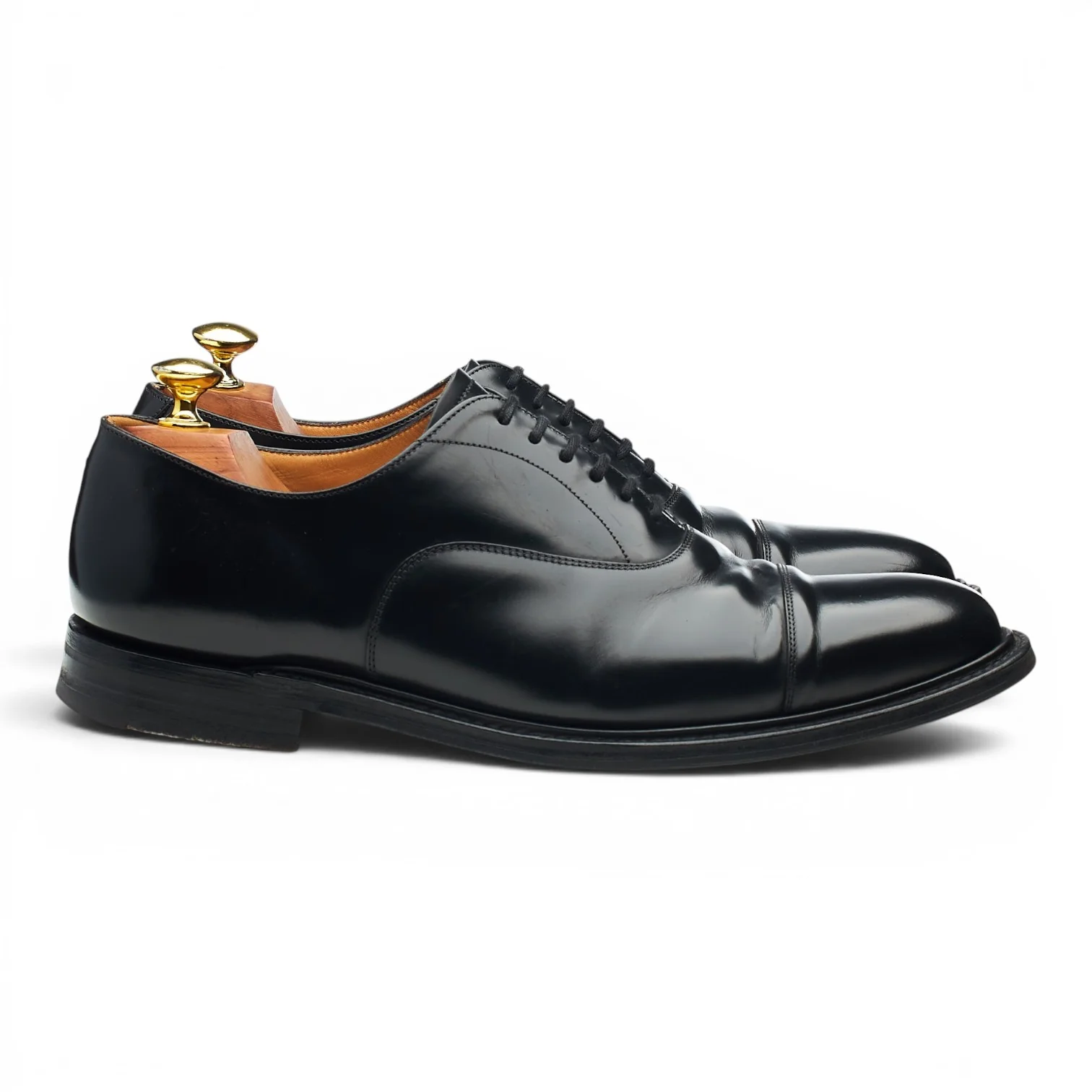 'Vienna' Black Leather Oxford UK 7 G