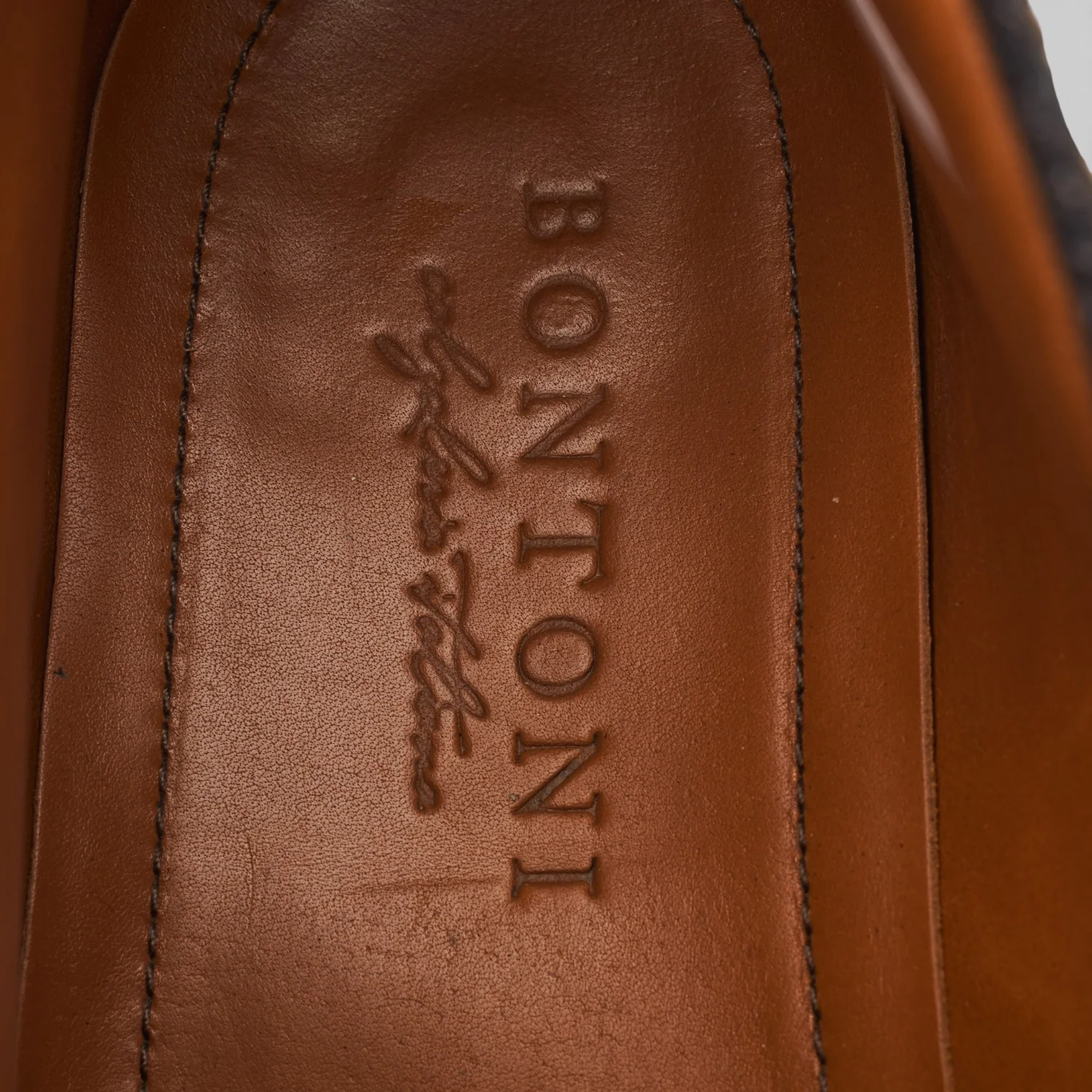 'Visionario' Tan Brown Leather Monk Strap Boots UK 9.5 - Image 7