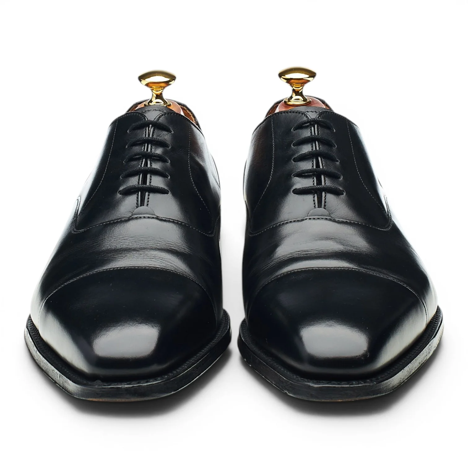 'Warwick' Black Leather Oxford UK 9 F - Image 2