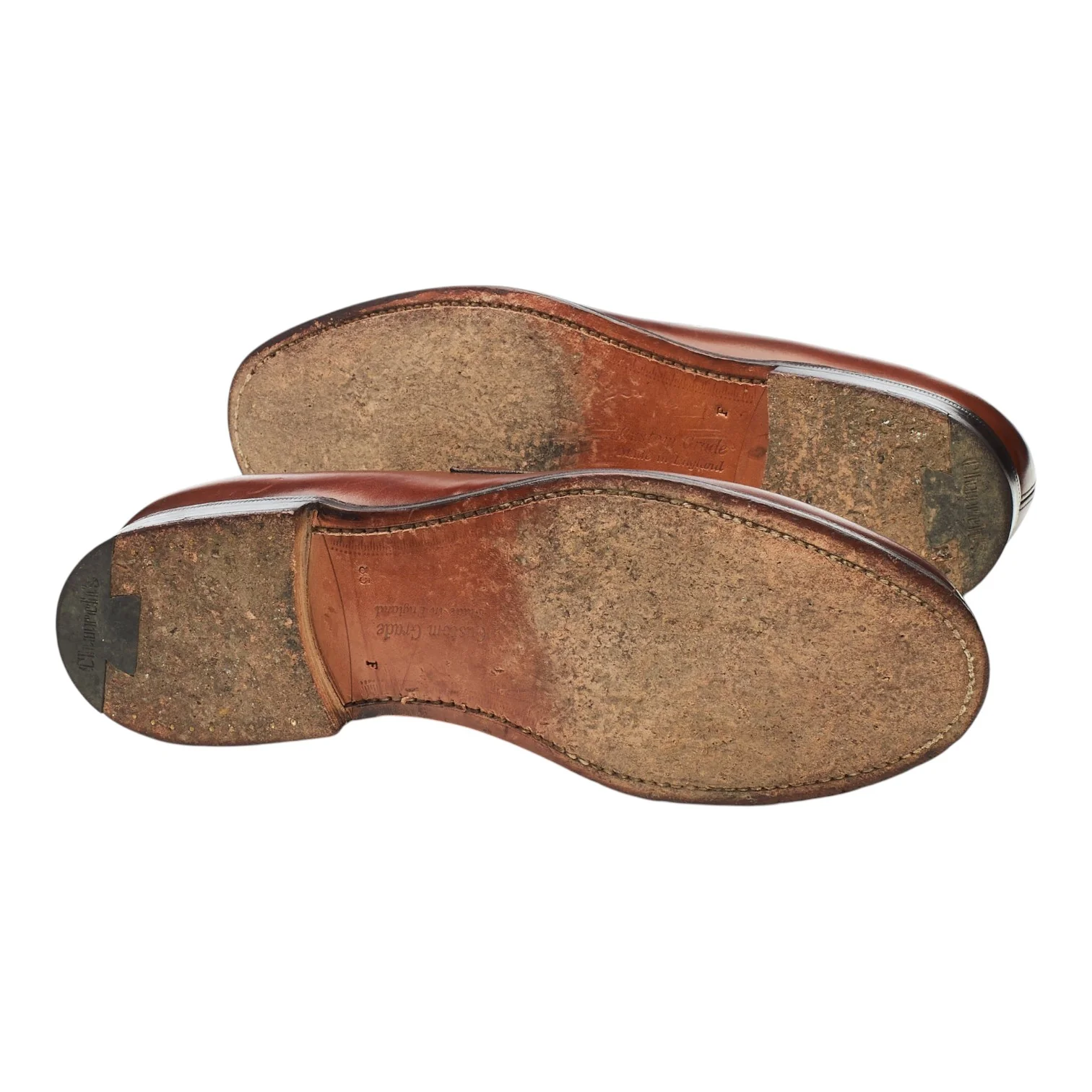 'Wesley' Brown Leather Loafers UK 8.5 F - Image 5