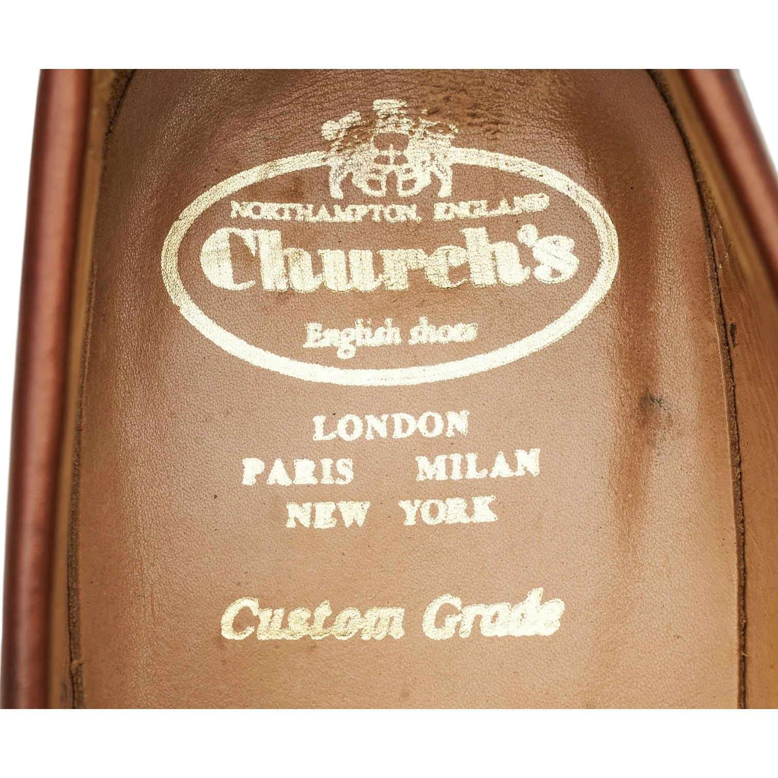 'Wesley' Brown Leather Loafers UK 8.5 F - Image 6