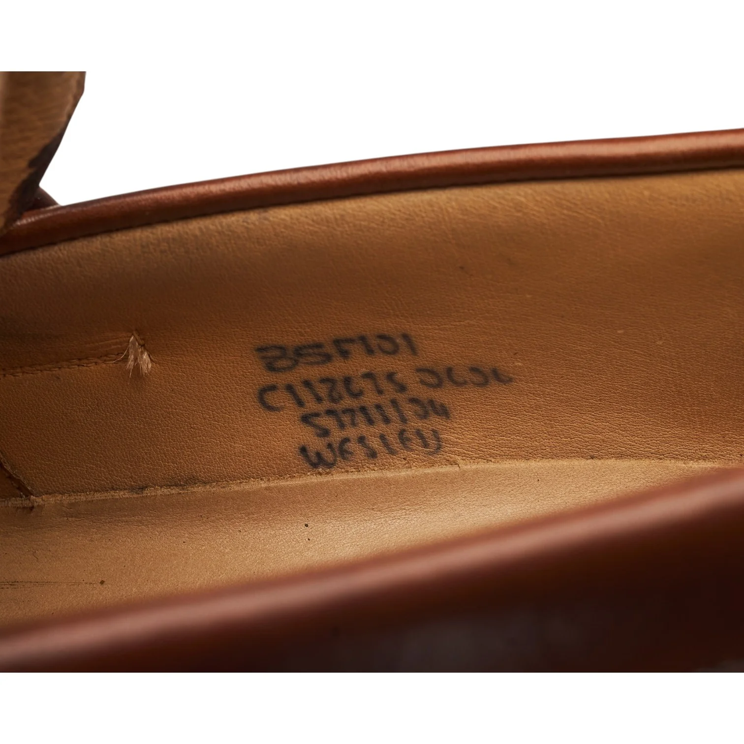 'Wesley' Brown Leather Loafers UK 8.5 F - Image 7