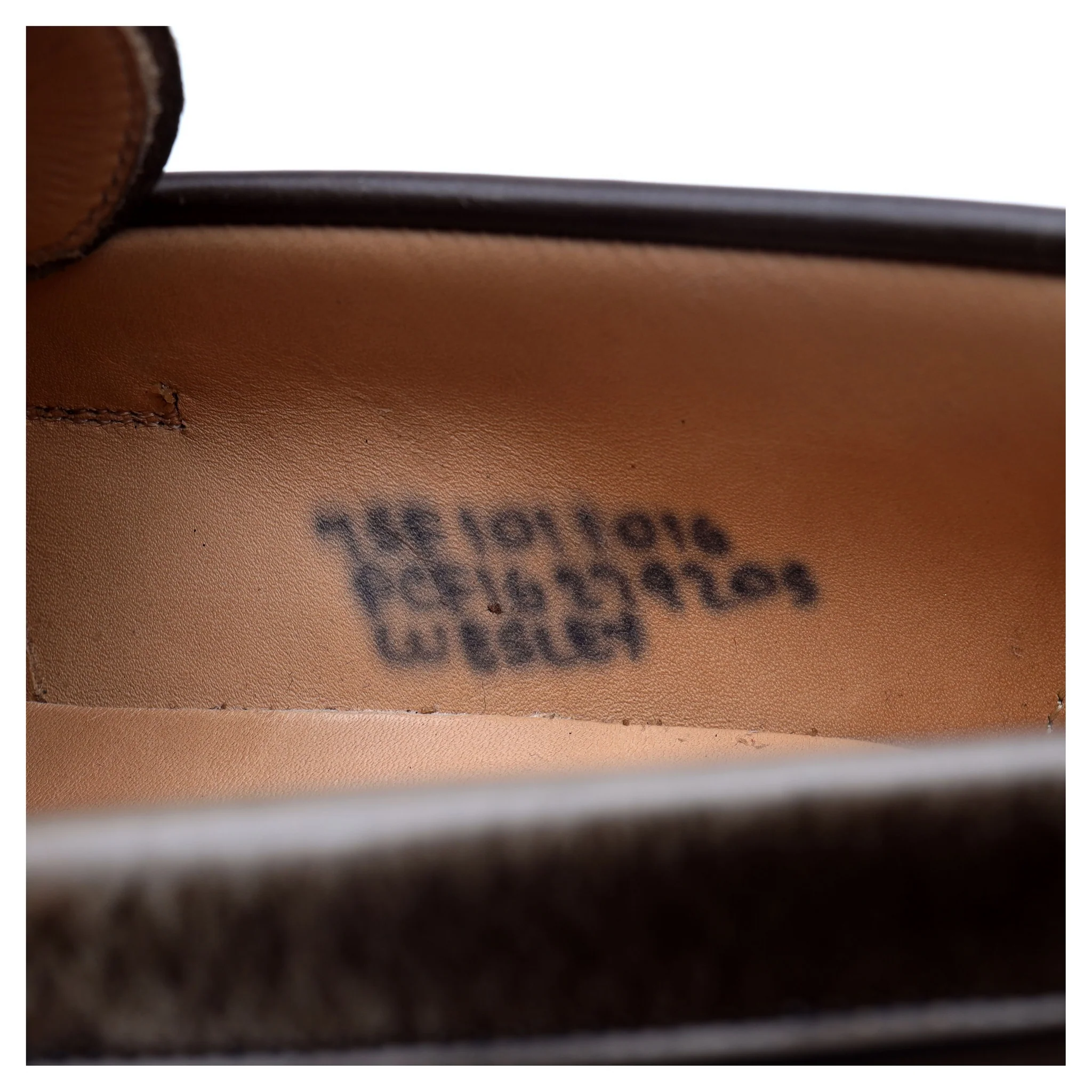 'Wesley' Light Brown Leather Loafers UK 7.5 F - Image 13