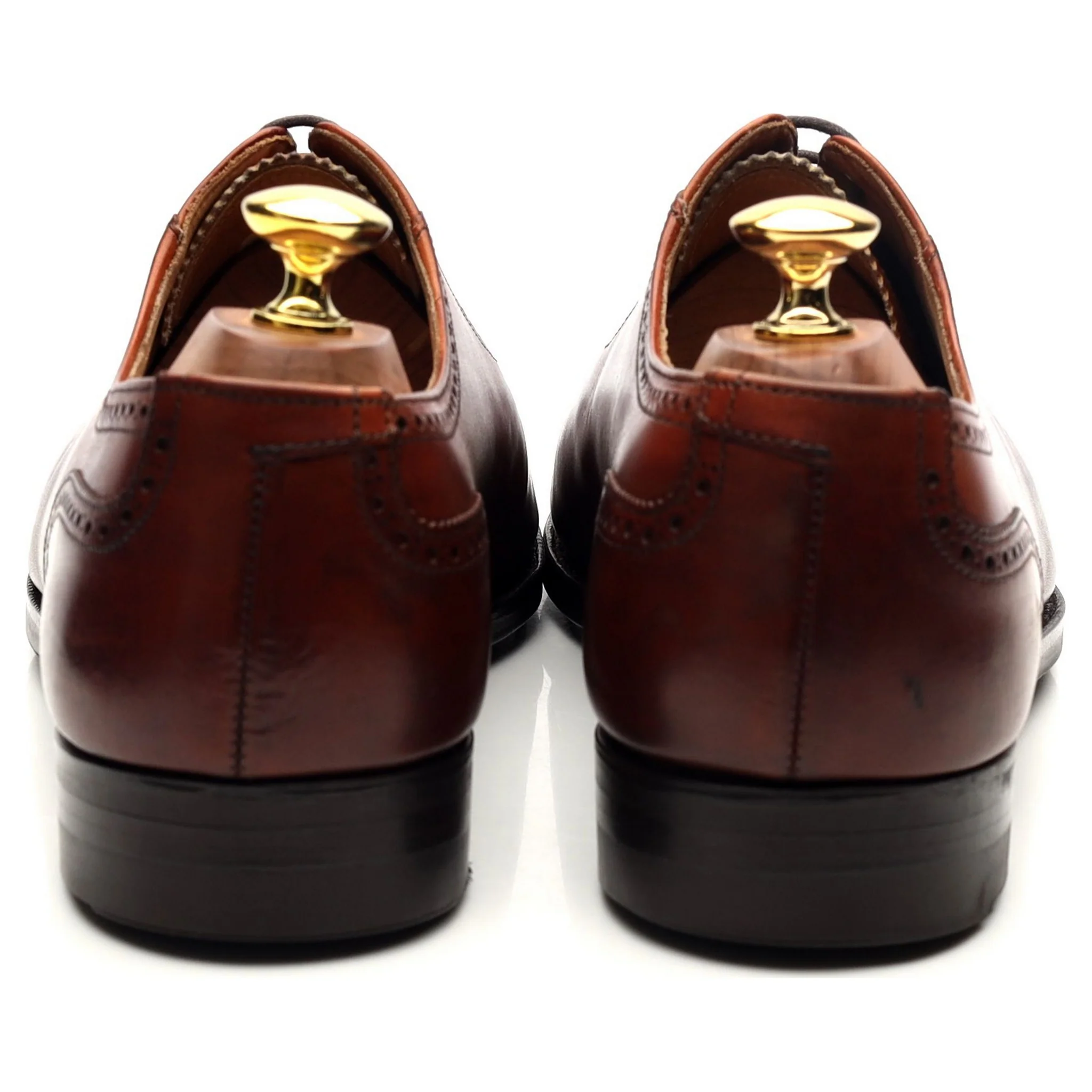 'Westbourne' Tan Brown Leather Oxford 8.5 E - Image 4