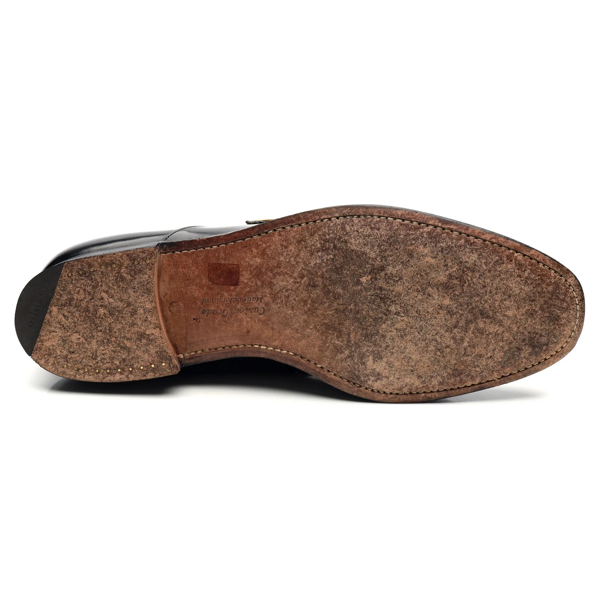 'Westbury' Black Leather Monk Strap UK 12 F - Image 11