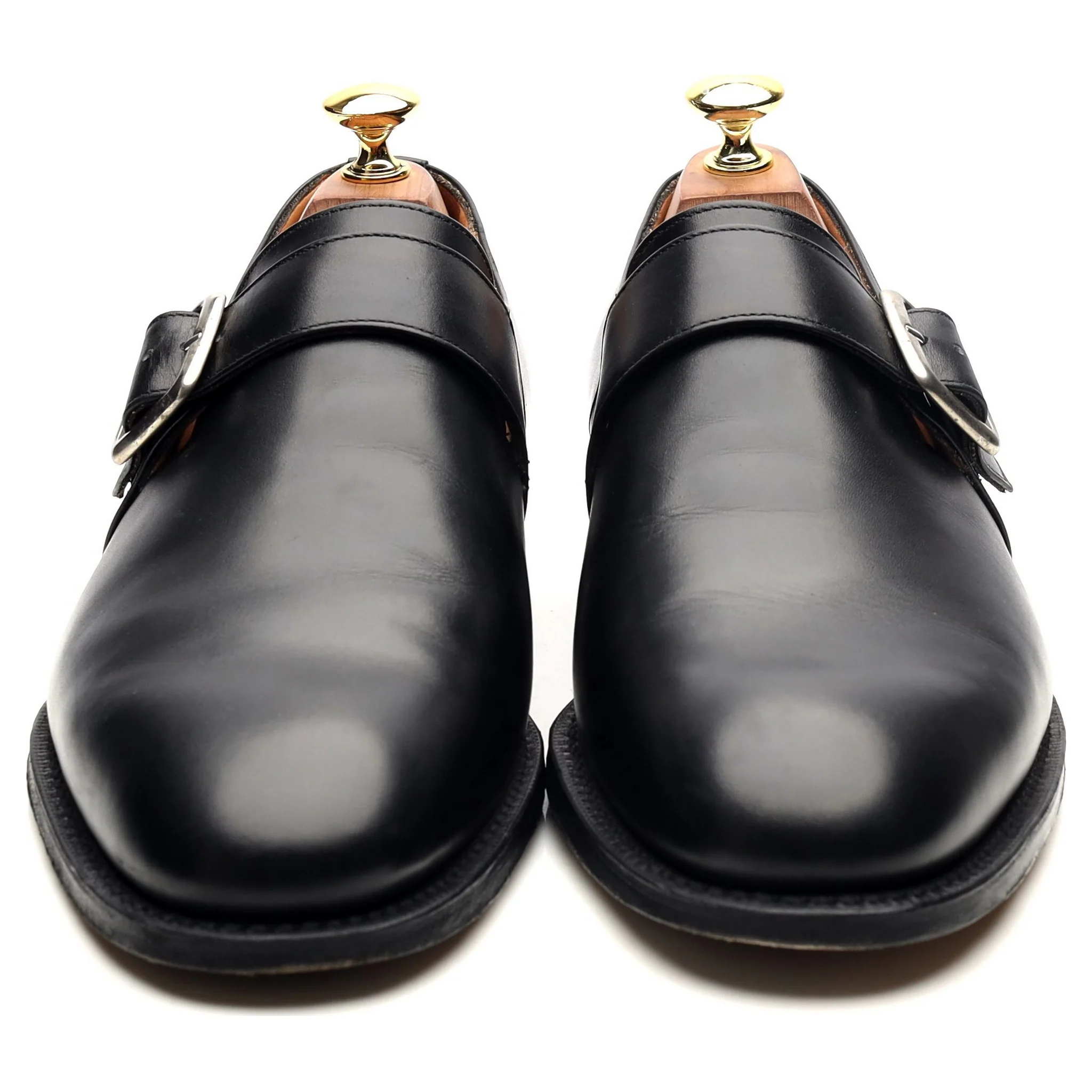 'Westbury' Black Leather Monk Strap UK 8 F - Image 9