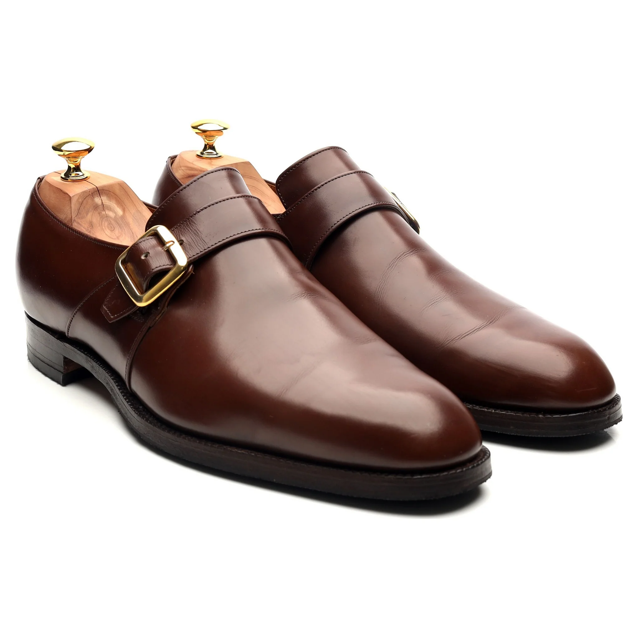 'Westbury' Brown Leather Monk Strap UK 11 F - Image 7