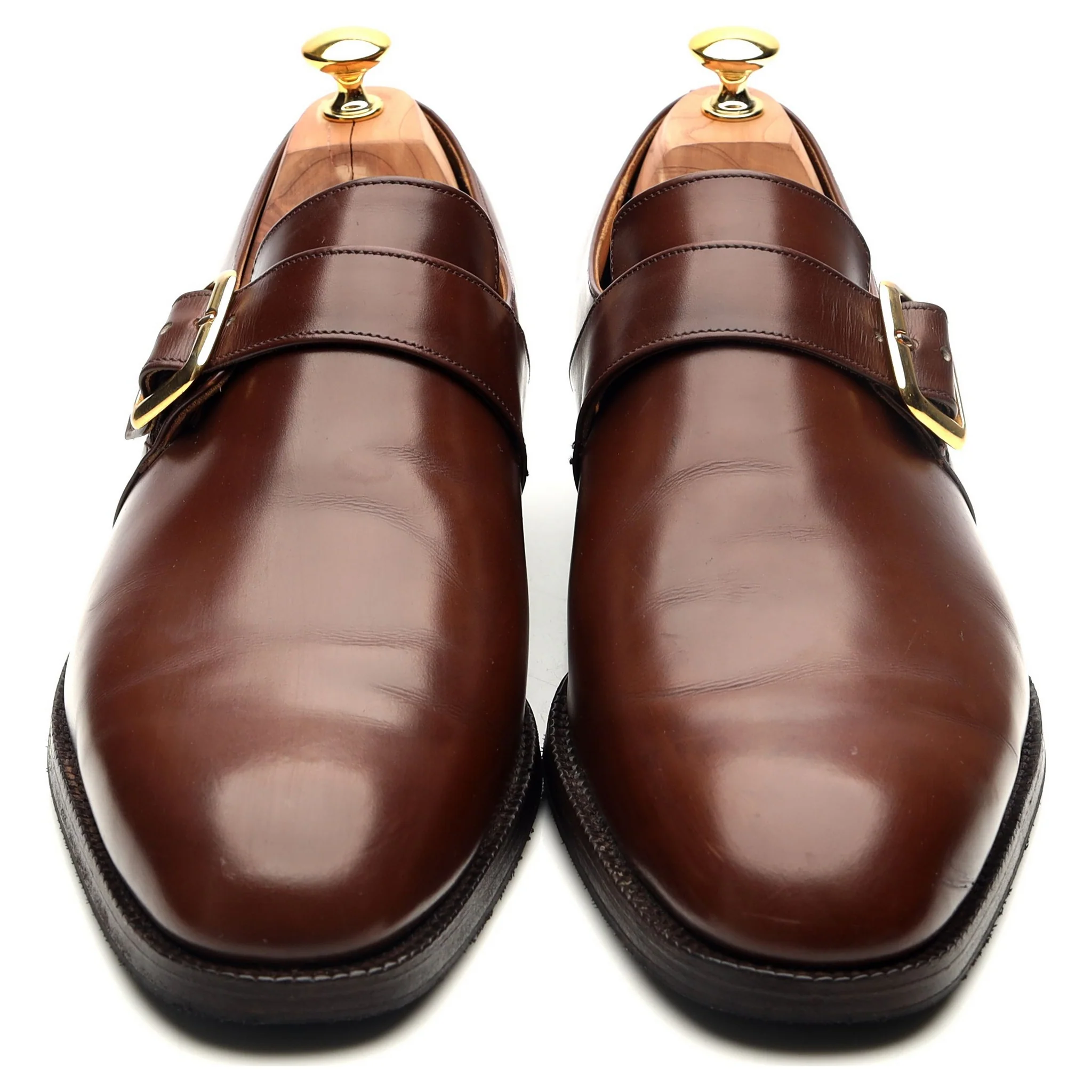 'Westbury' Brown Leather Monk Strap UK 11 F - Image 9