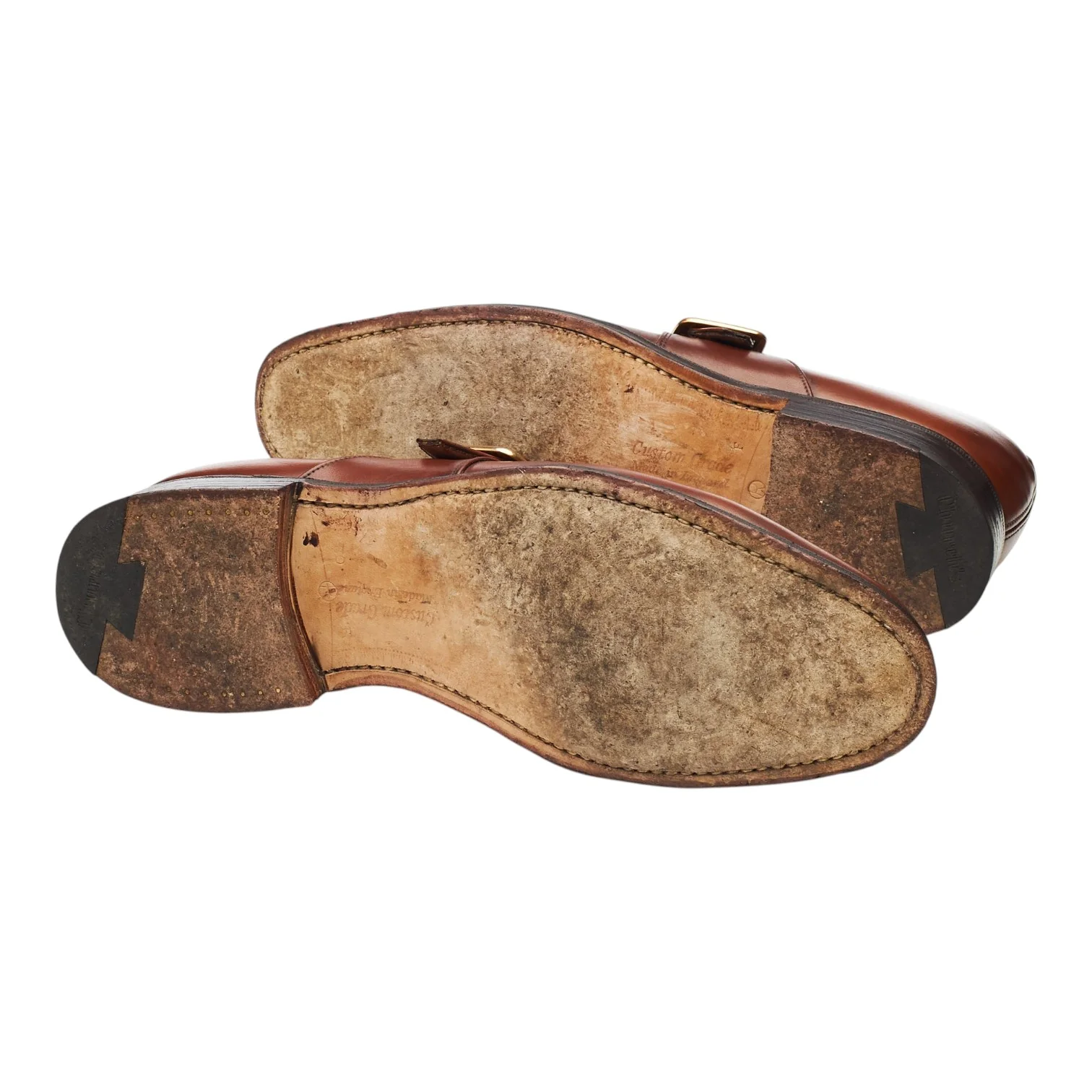 'Westbury' Brown Leather Monk Strap UK 8 F - Image 5