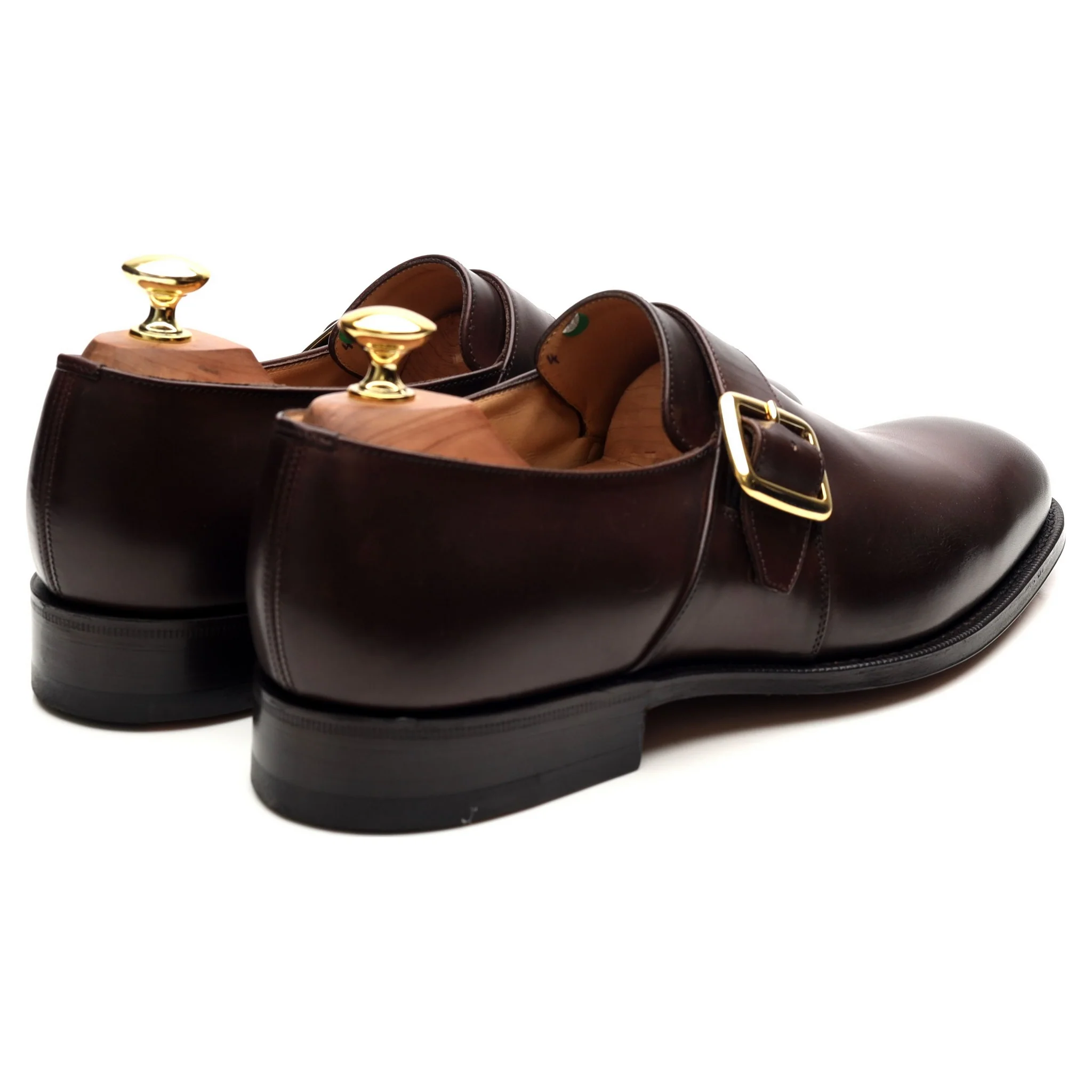 'Westbury' Dark Brown Leather Monk Strap UK 8 G - Image 5