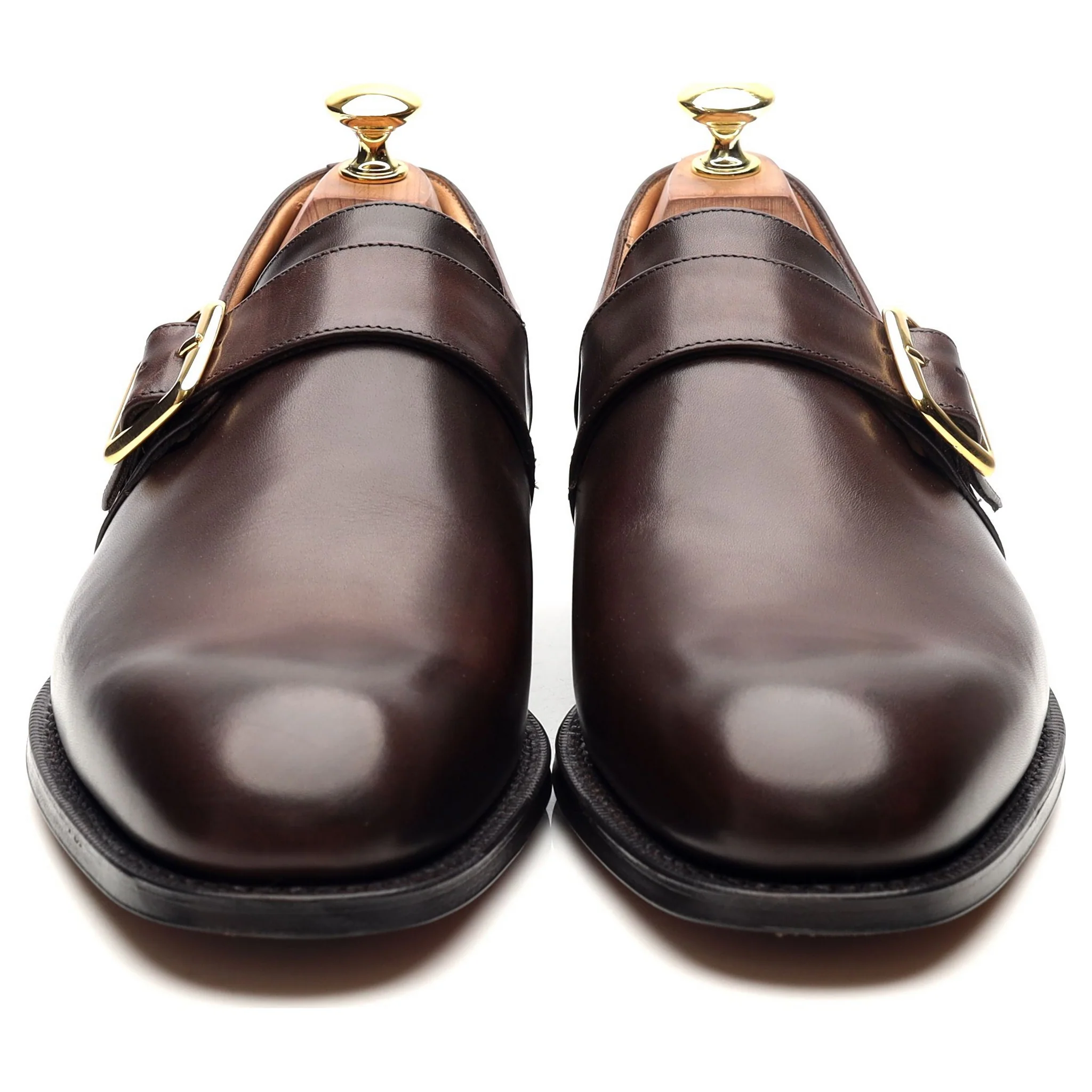 'Westbury' Dark Brown Leather Monk Strap UK 8 G - Image 8