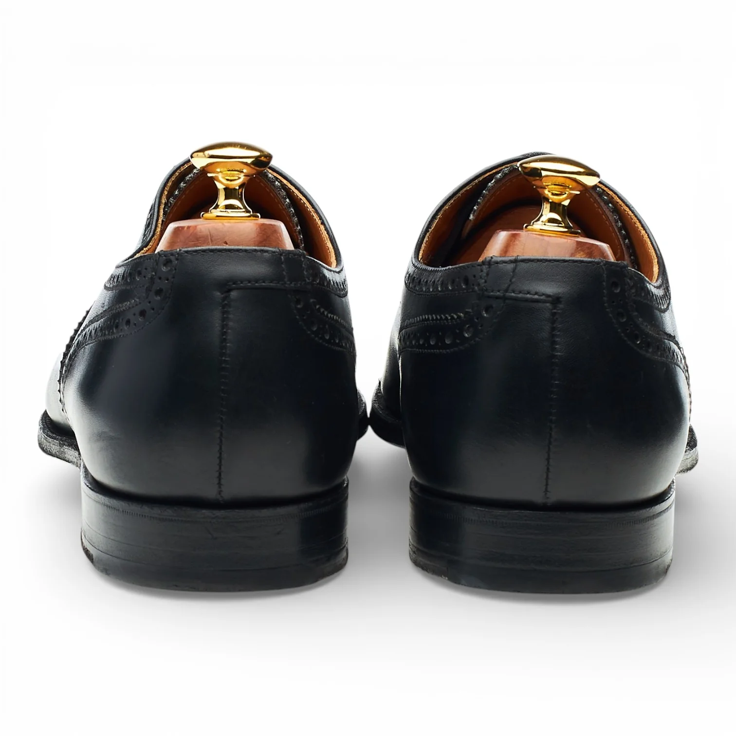 'Westfield' Black Leather Oxford Brogues UK 10.5 E - Image 4
