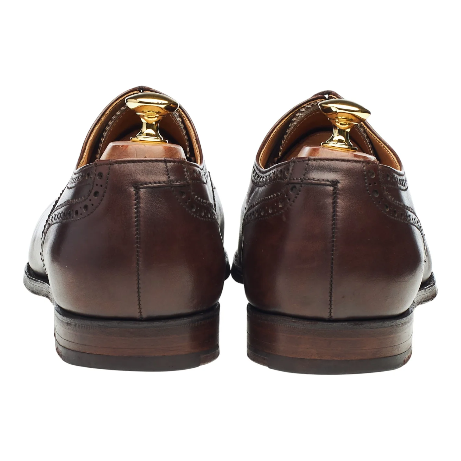 'Westfield' Dark Brown Leather Oxford Brogues UK 10 F - Image 4