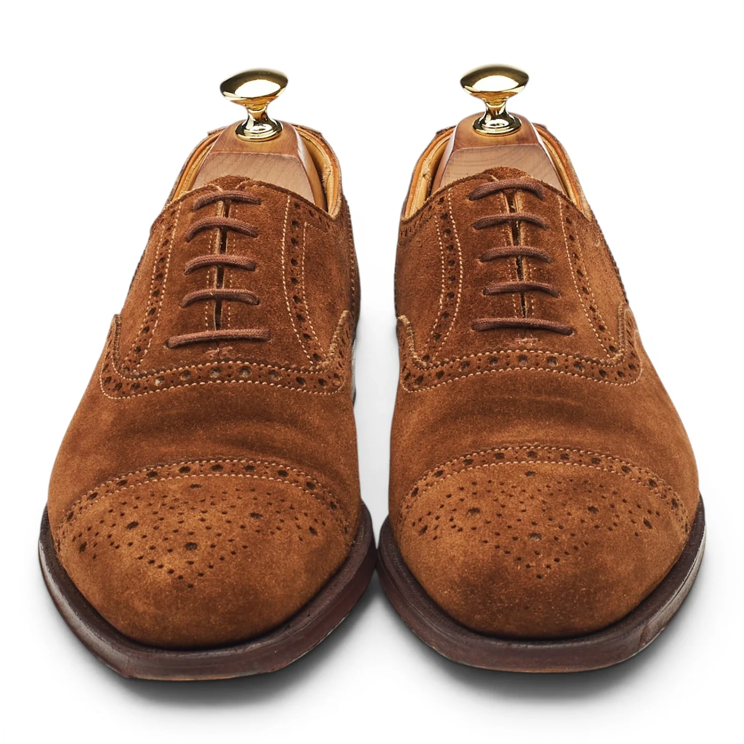 'Westfield' Snuff Brown Suede Oxford Brogues UK 6.5 E - Image 2