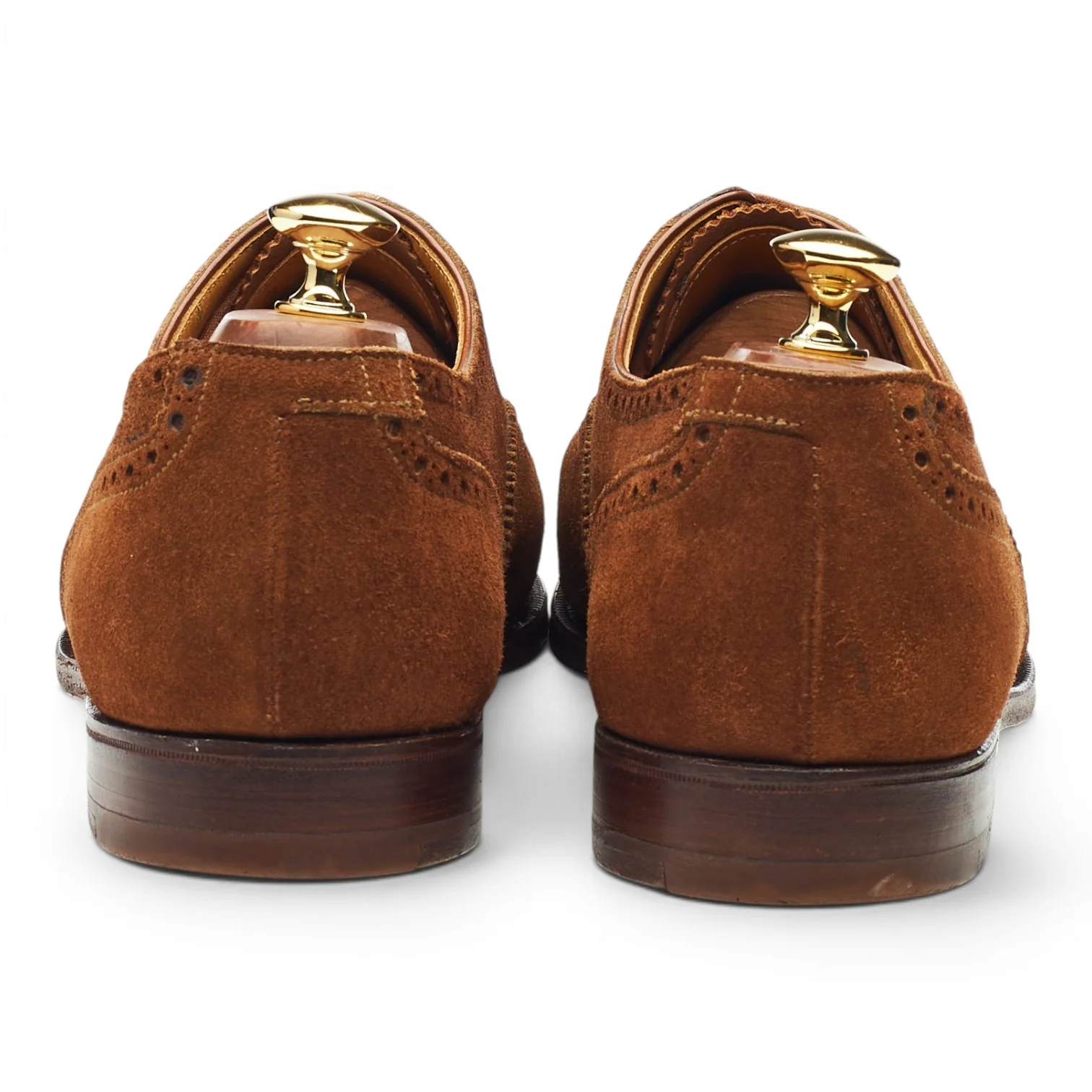 'Westminster' Snuff Brown Suede Oxford Brogues UK 10 E - Image 4