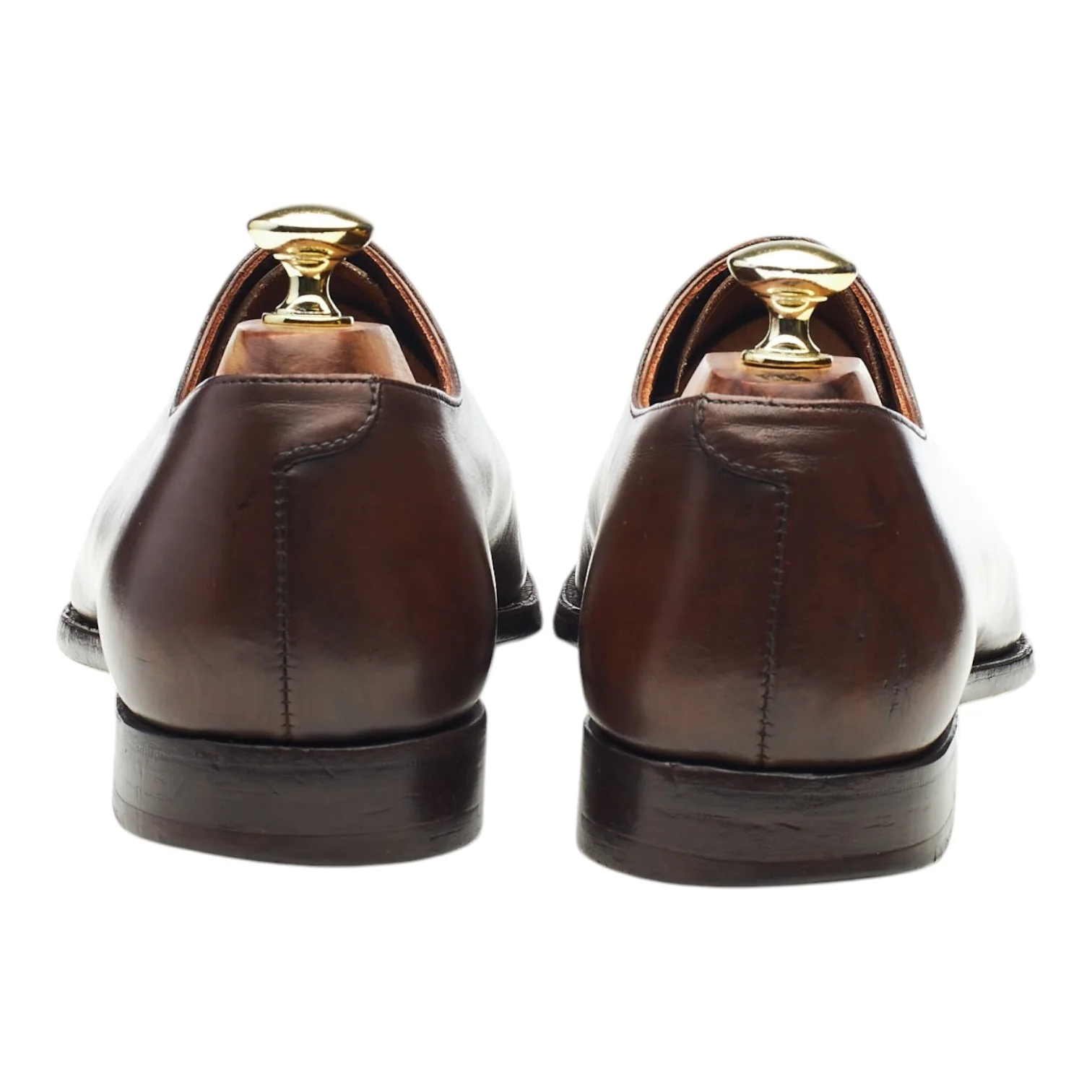 'Weymouth 2' Dark Brown Leather Wholecut Oxford UK 7.5 E - Image 4