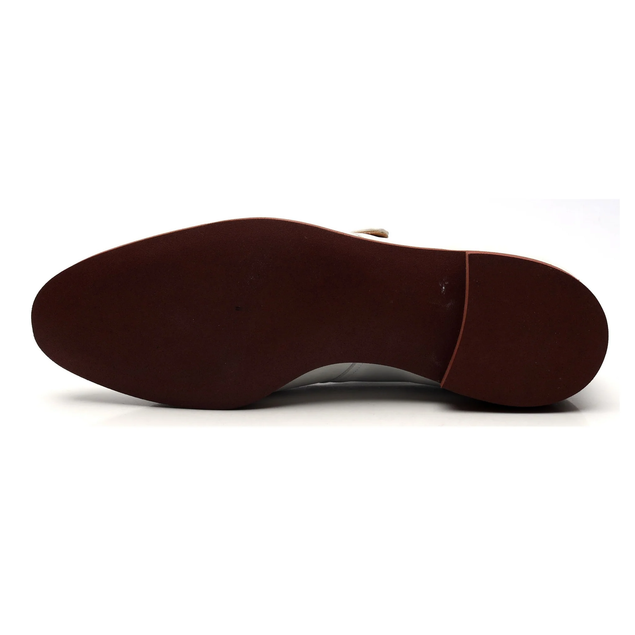 White Nubuck Monk Strap UK 11.5 E - Image 10