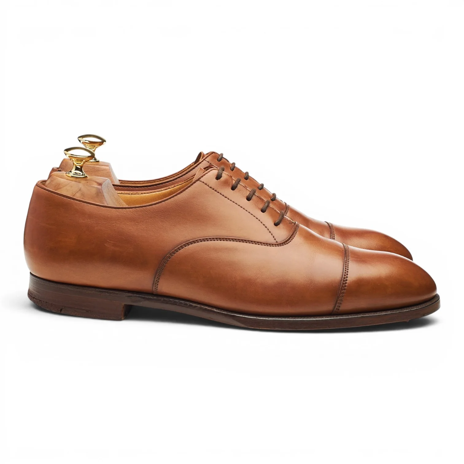 'Whitehall' Tan Brown Leather Oxford UK 9.5 E
