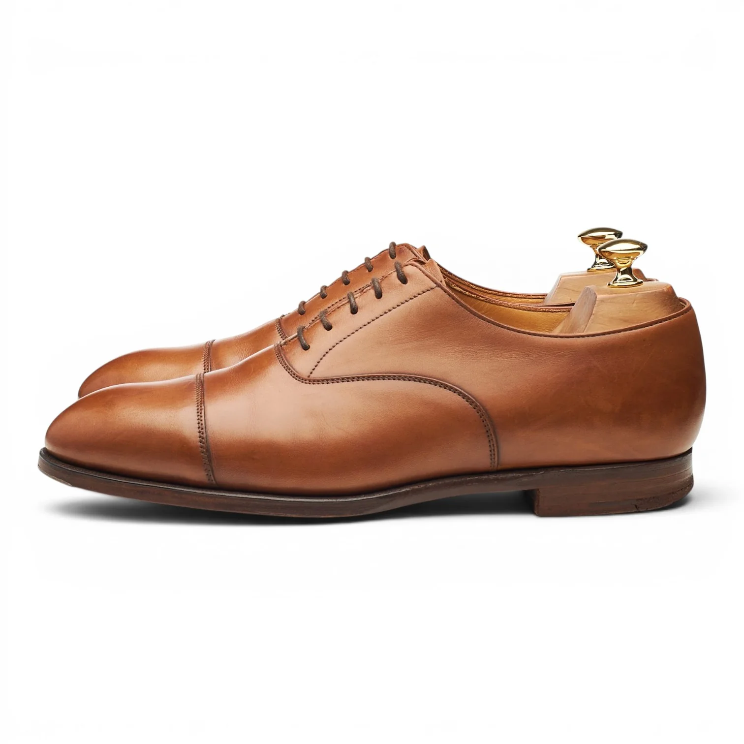 'Whitehall' Tan Brown Leather Oxford UK 9.5 E - Image 3