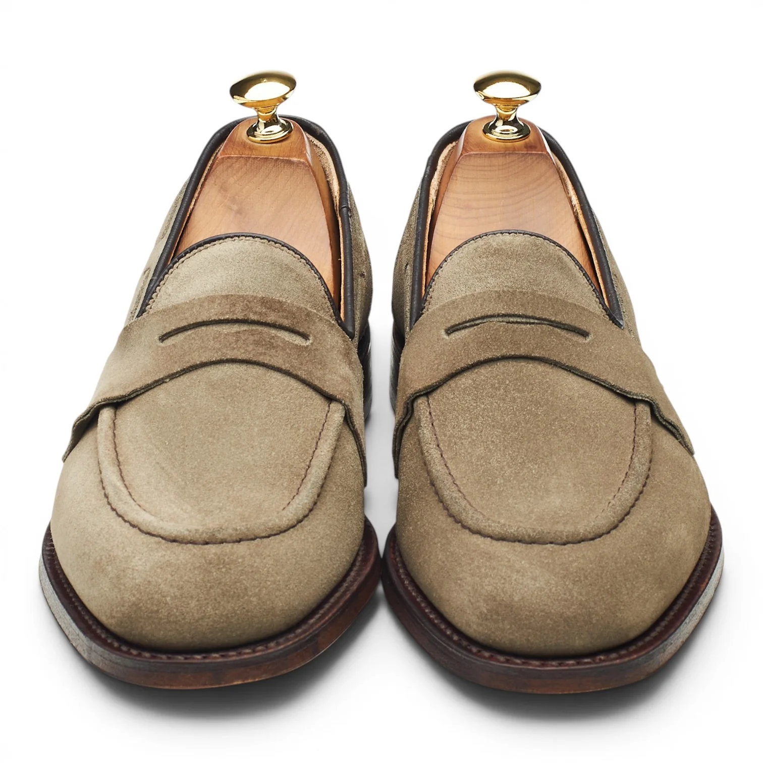 'Widnes' Stone Suede Loafers UK 6.5 G - Image 2