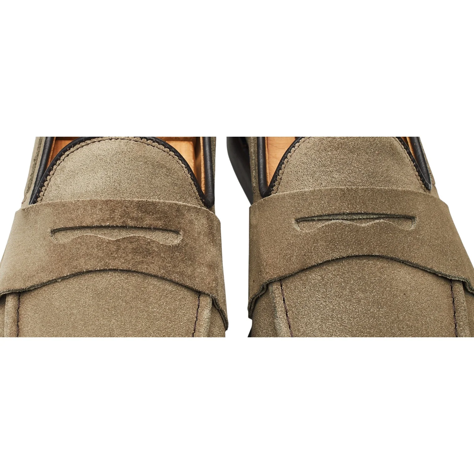 'Widnes' Stone Suede Loafers UK 6.5 G - Image 4