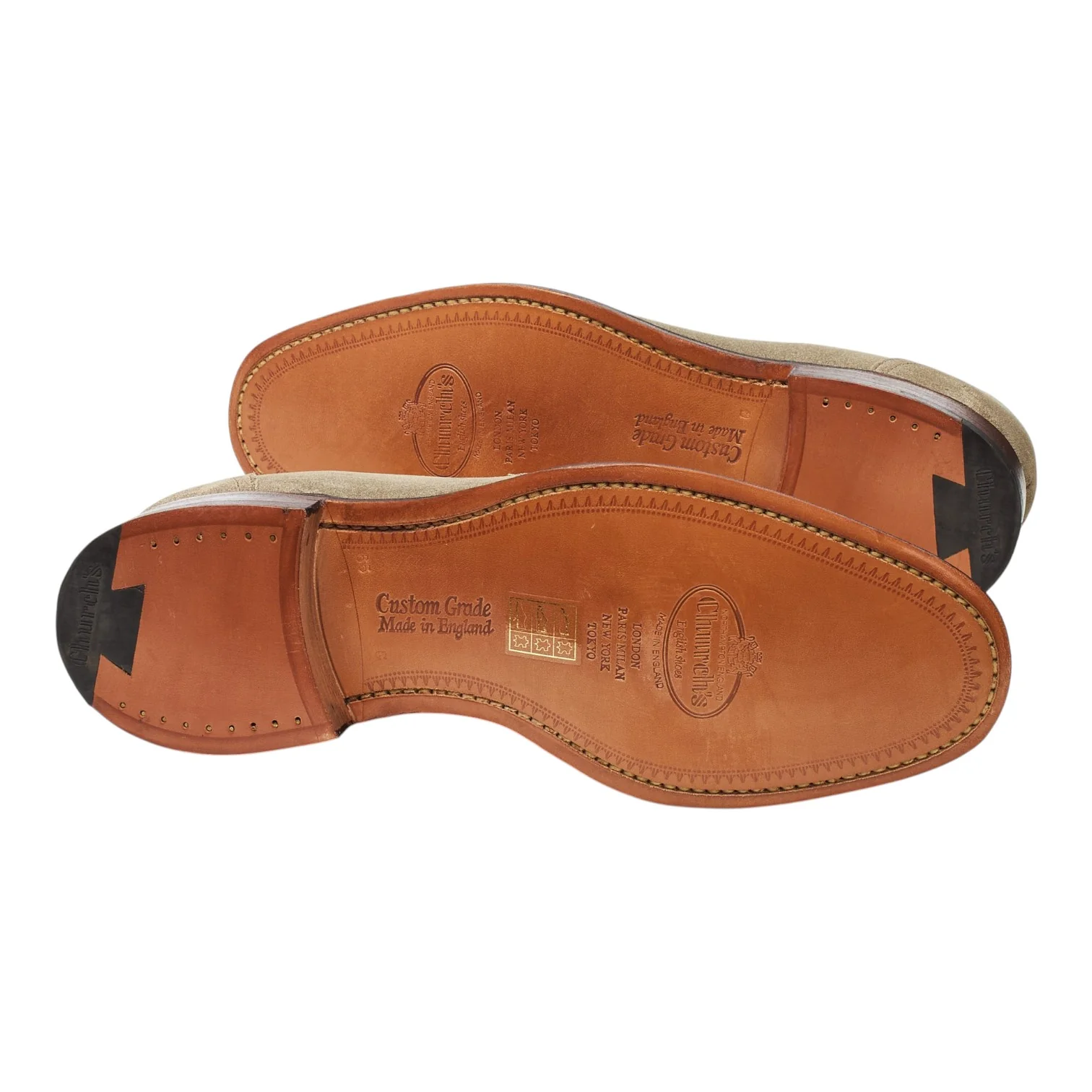 'Widnes' Stone Suede Loafers UK 6.5 G - Image 6