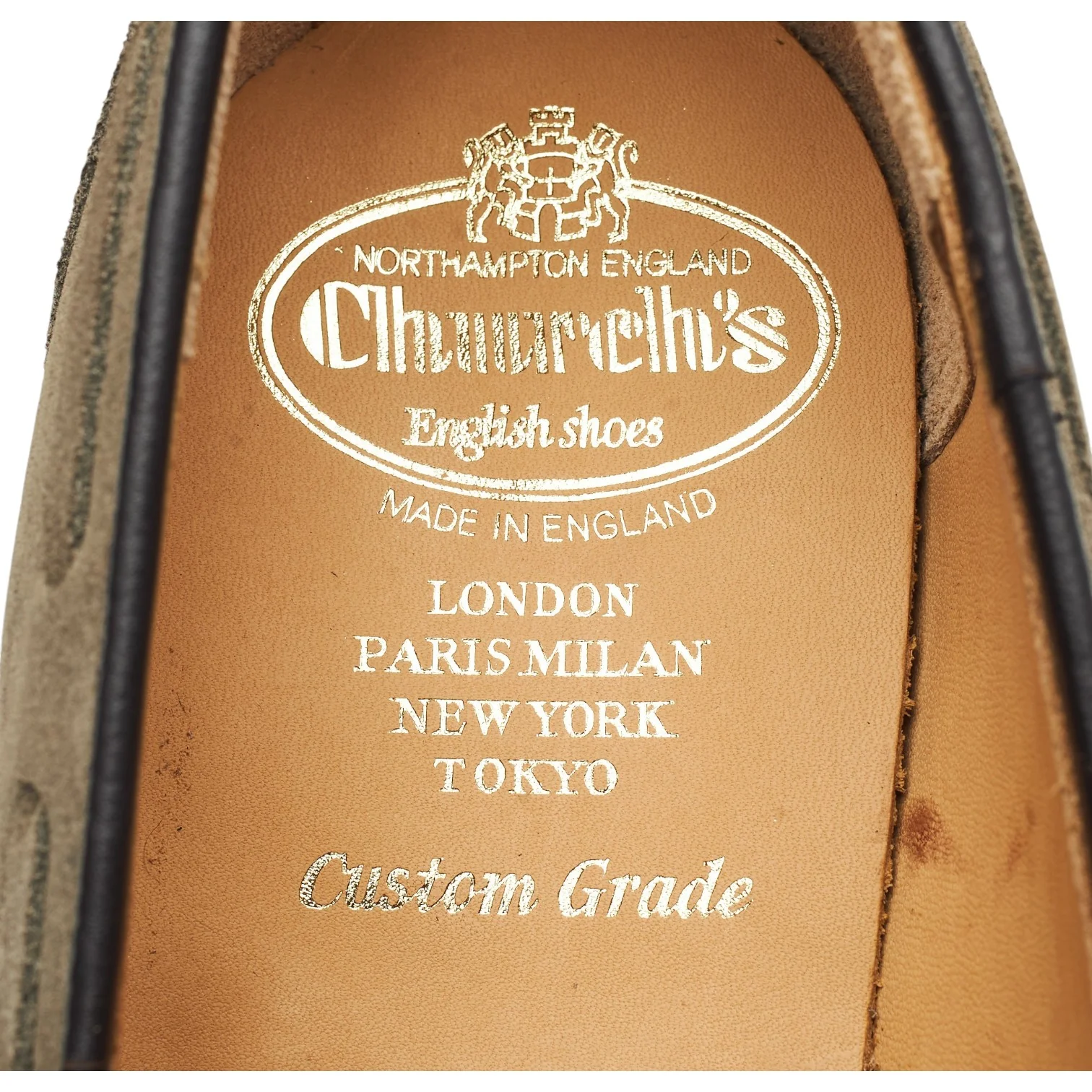 'Widnes' Stone Suede Loafers UK 6.5 G - Image 7