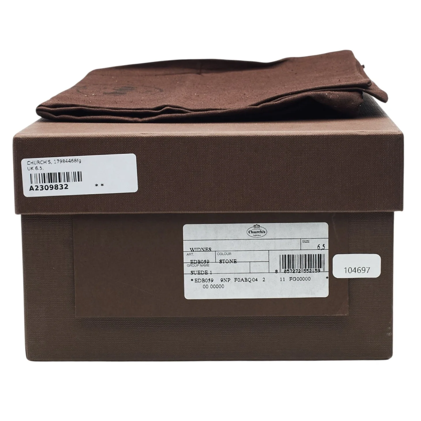 'Widnes' Stone Suede Loafers UK 6.5 G - Image 9