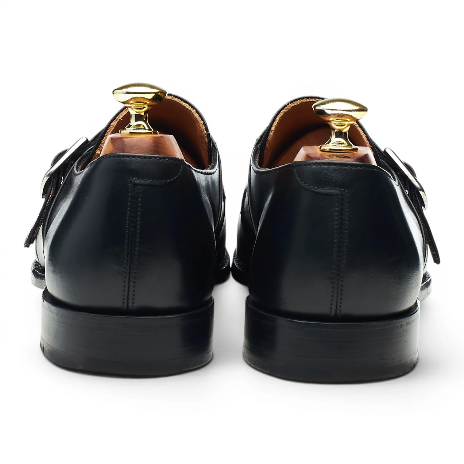 'William II' Black Leather Single Monk Strap UK 7.5 F - Image 4