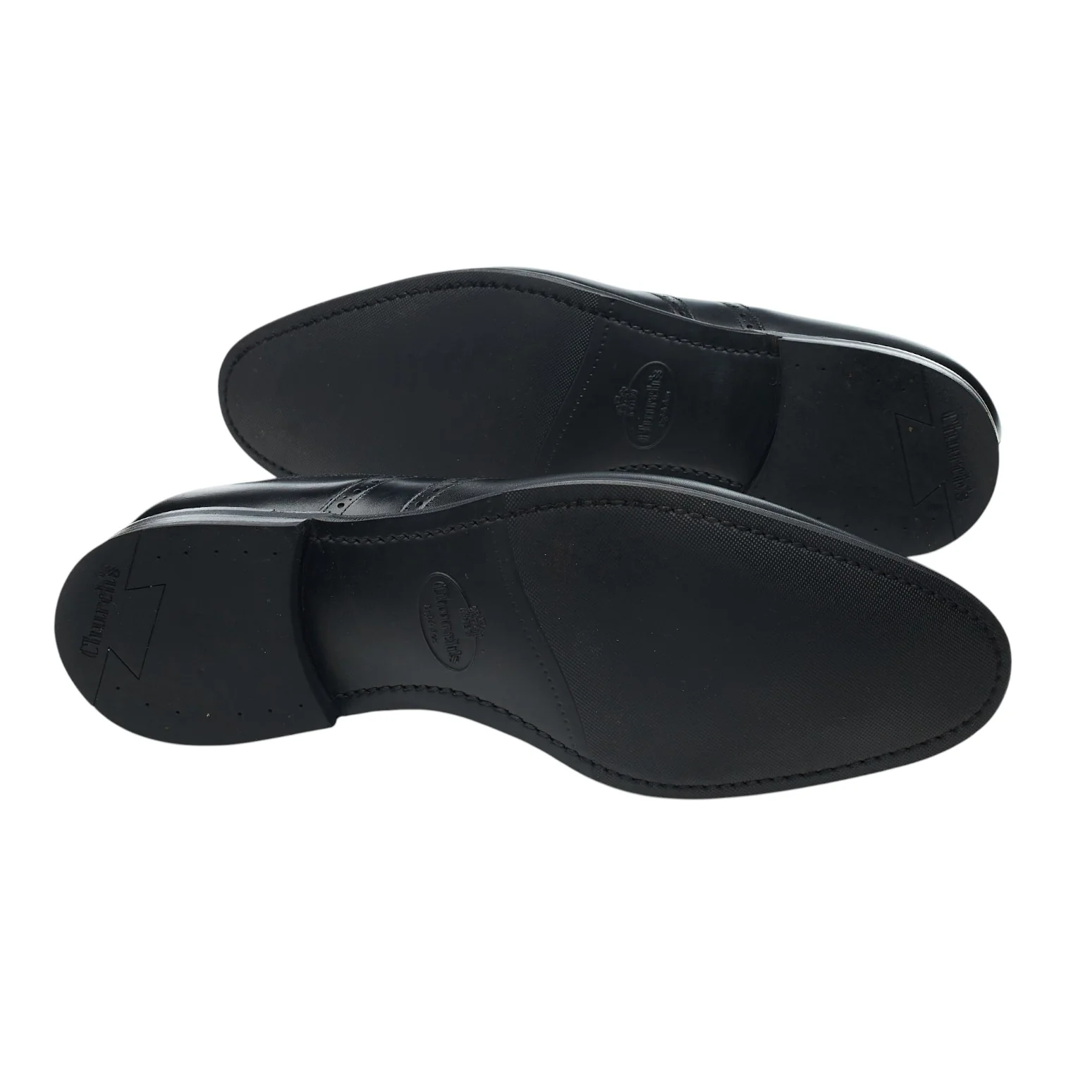 'Wilson' Black Leather Oxford Brogues UK 8.5 G - Image 5