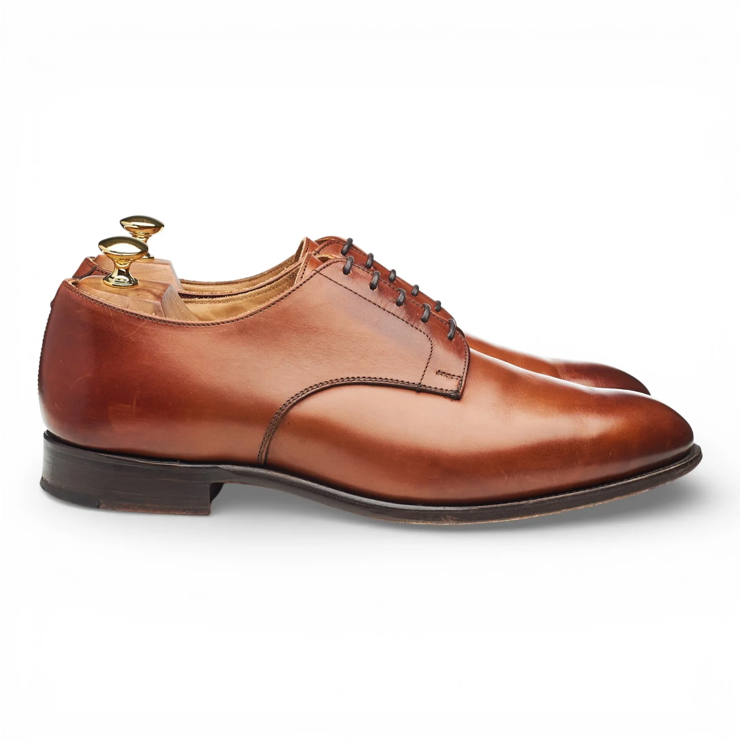 'Wiltshire' Tan Brown Leather Derby UK 10