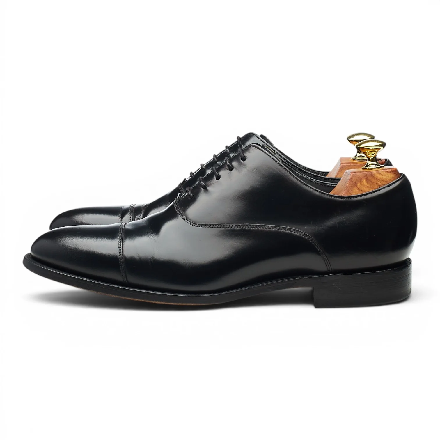 'Winsford' Black Leather Oxford UK 7 G - Image 3