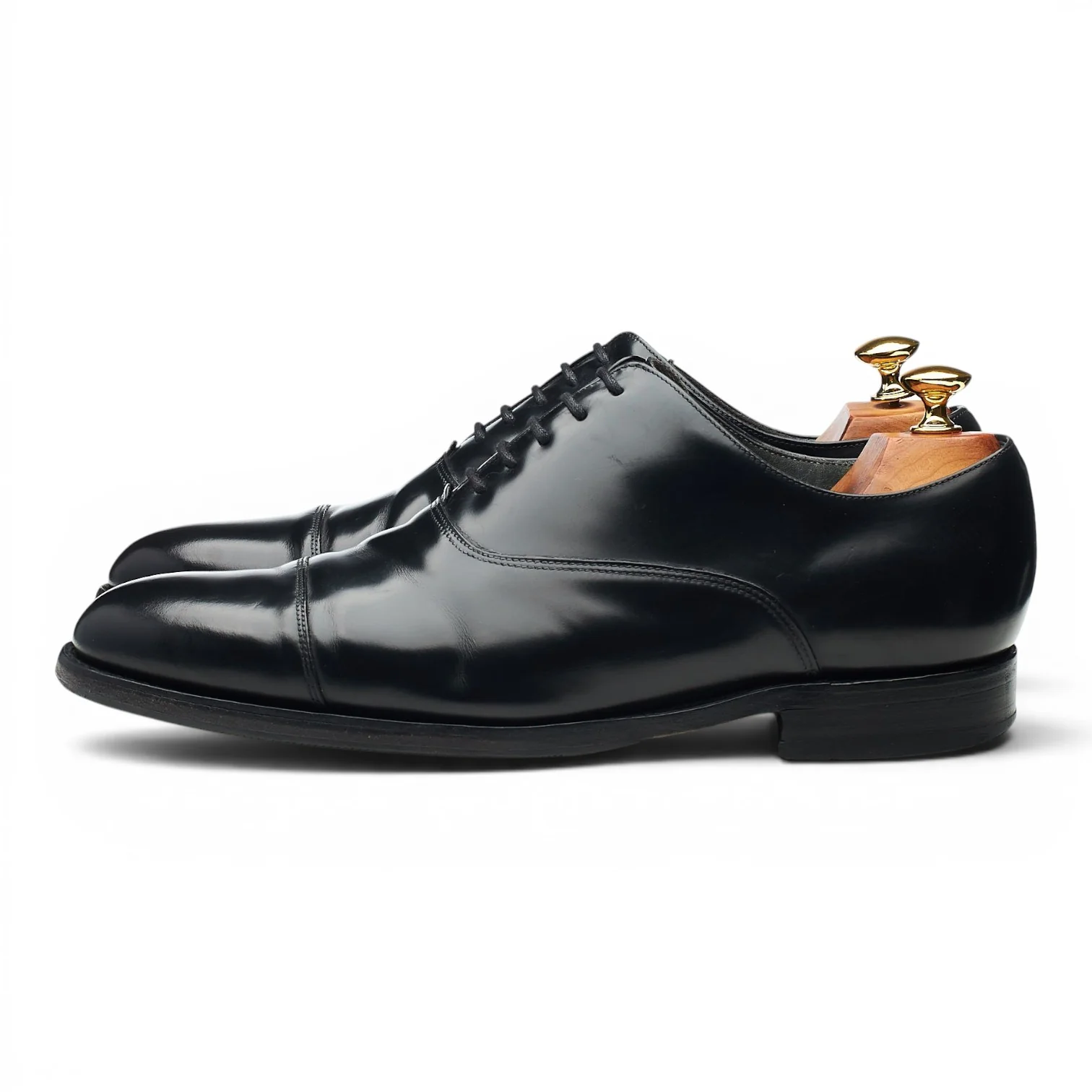'Winsford' Black Leather Oxford UK 8.5 G - Image 3