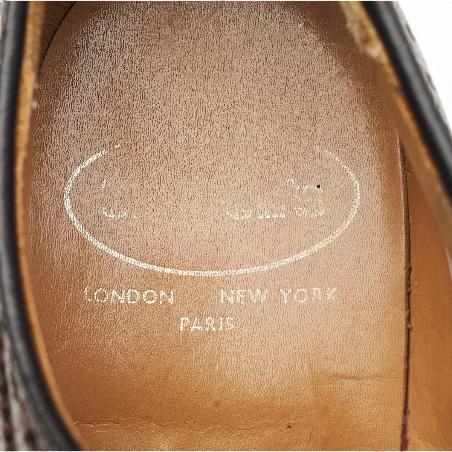 'Wirral' Brown Grain Leather Derby Brogues UK 7 G - Image 6