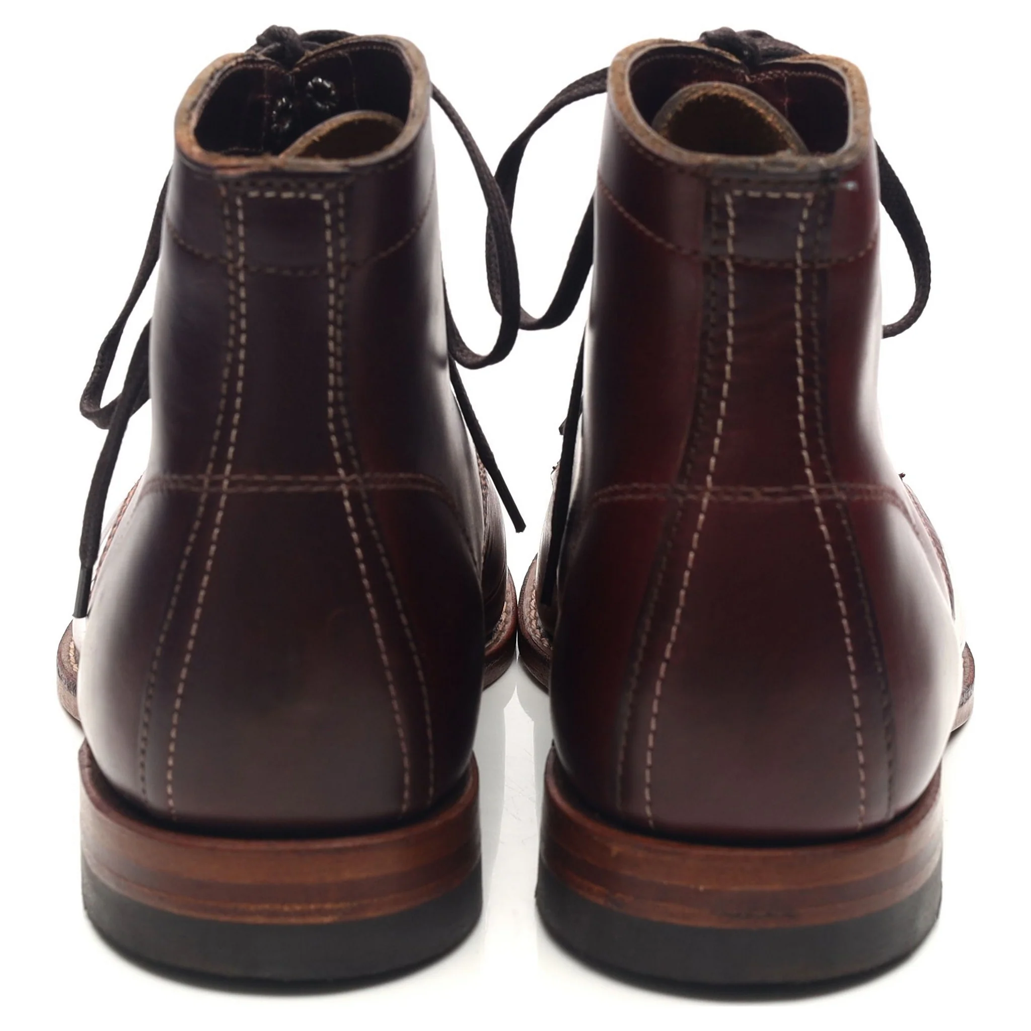 1000 Mile 'Evans' Burgundy Leather Boots UK 9.5 US 10.5 - Image 4