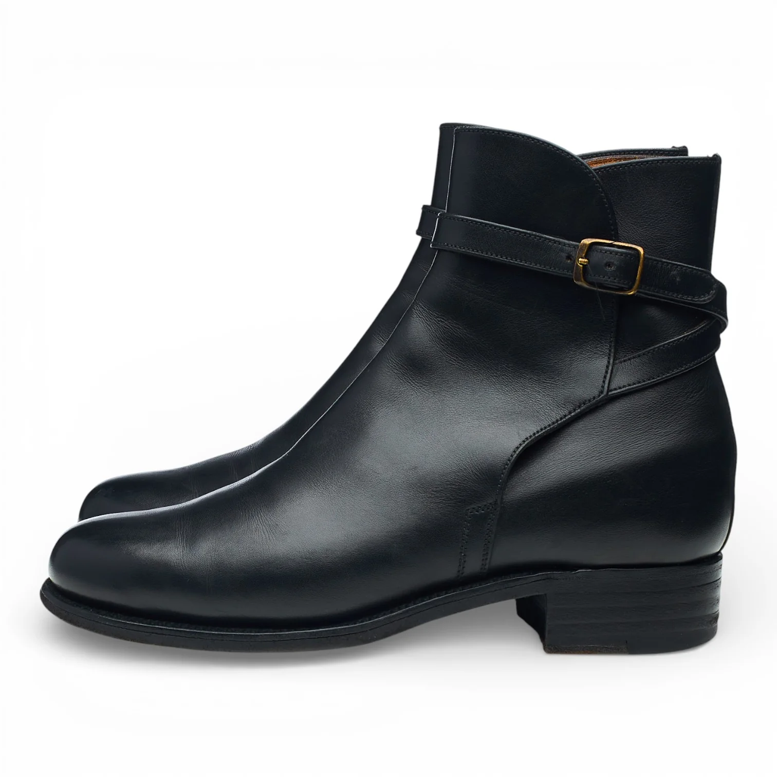 Women's Black Leather Jodhpur Boots 4 D UK 4.5 - Image 3