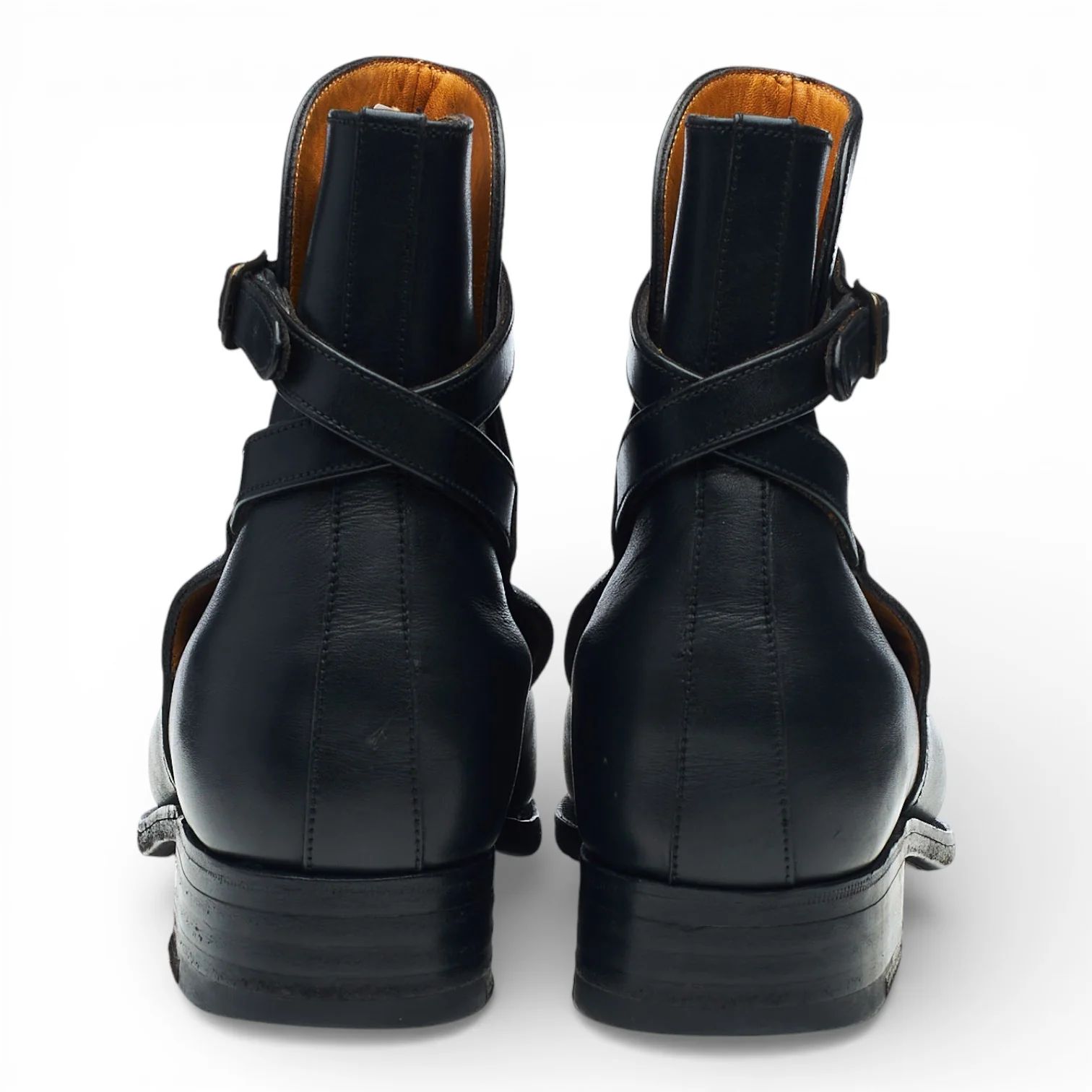 Women's Black Leather Jodhpur Boots 4 D UK 4.5 - Image 4