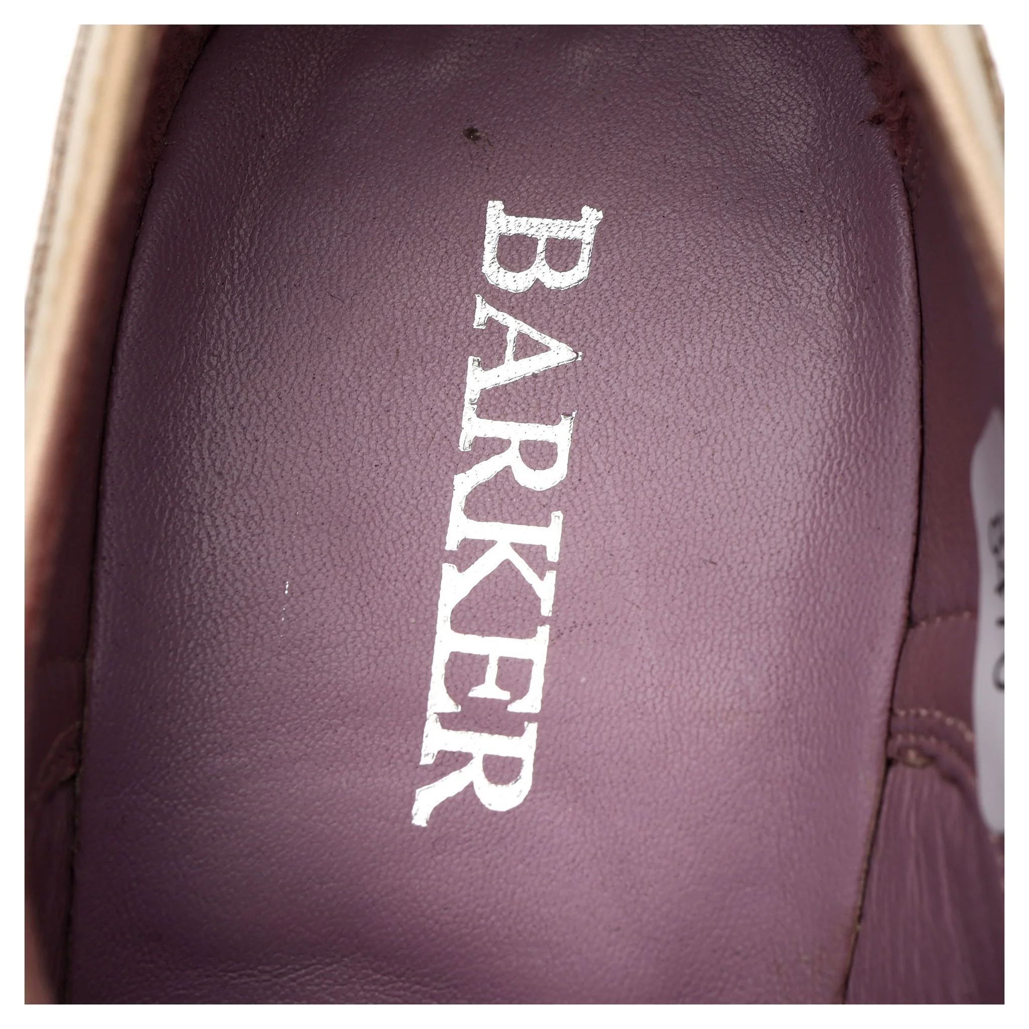 Women's 'Freya' Brown and Beige Leather Oxford UK 4 D - Image 6