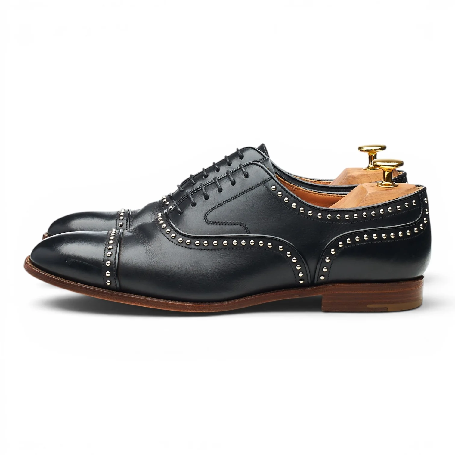 Women's 'Anna Met. 2' Black Leather Oxford UK 6.5 EU 39.5 - Image 3