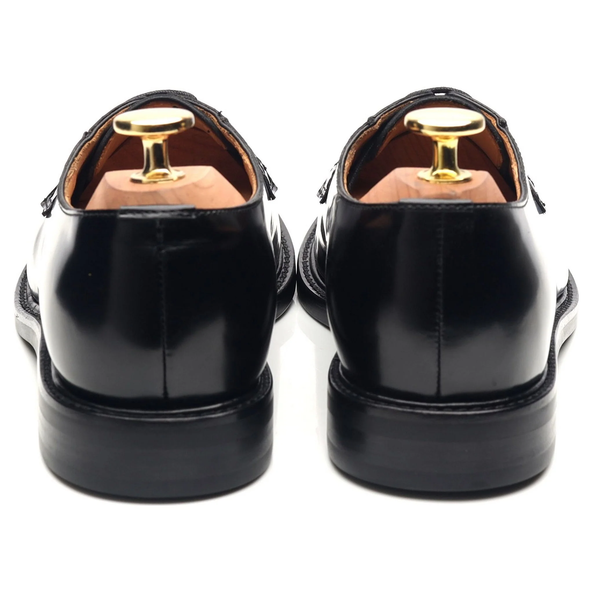 Women's Black Leather Derby UK 6 EU 39 - Image 4