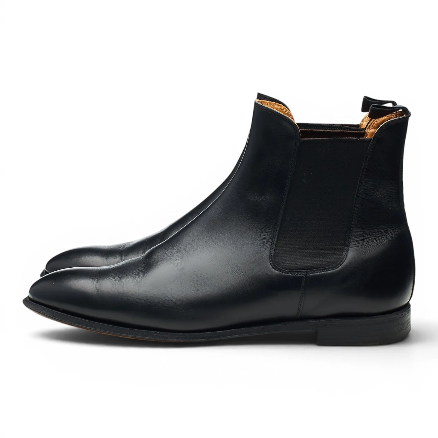Women's 'Bonnie' Black Leather Chelsea Boots UK 6.5 C - Image 3