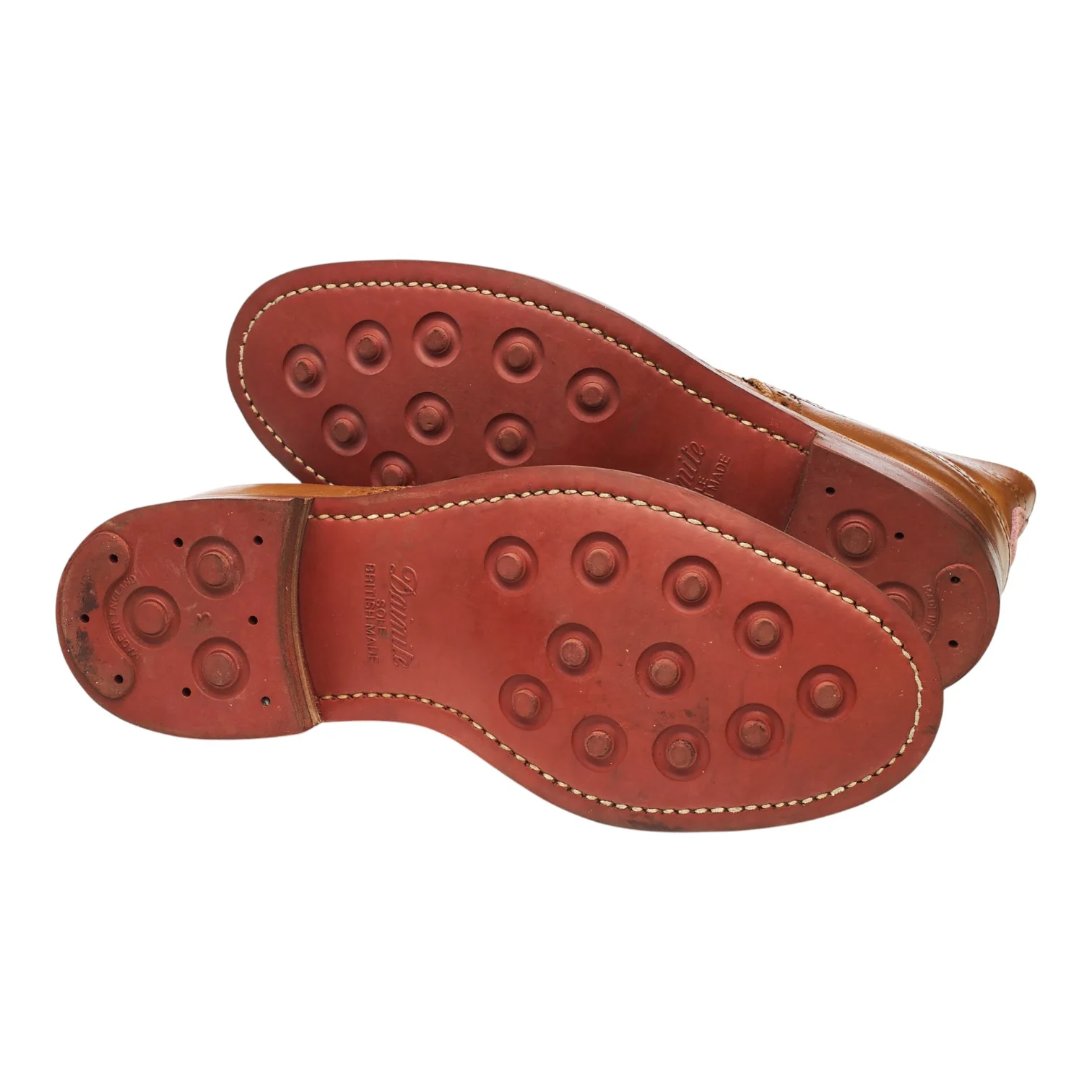 Women's Brown Leather Brogue Boots UK 4 - Image 5